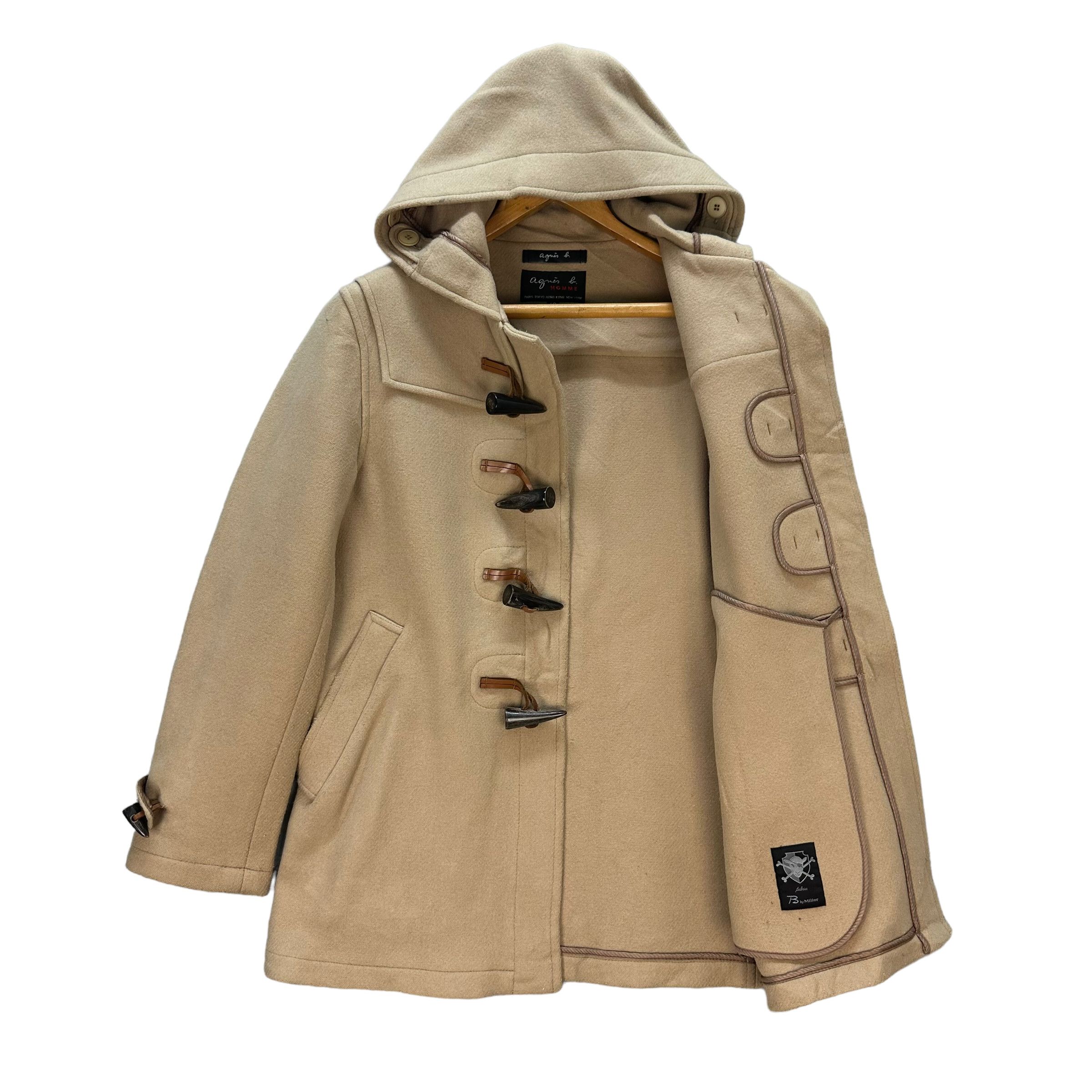 agnes b. AGNES B HOMME FABRIC BY MILIOR DUFFLE COAT #8322-003 Size US S / EU 44-46 / 1 - 7 Thumbnail
