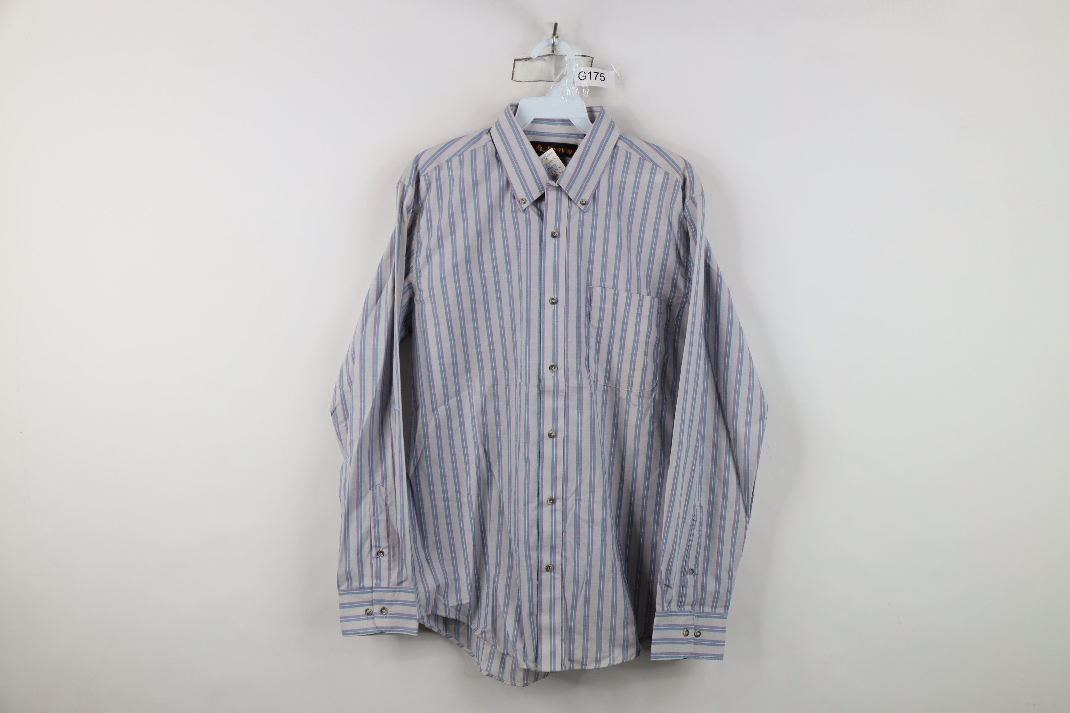 Vintage Deadstock Vintage 90s Streetwear Block Button Down Shirt Size US M / EU 48-50 / 2 - 1 Thumbnail