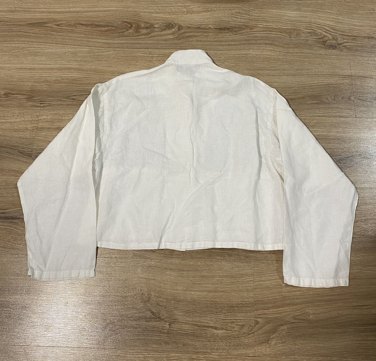 Ivan Grundahl Ivan Grundahl Linea S White Milk Oversized Linen shirt Size M / US 6-8 / IT 42-44 - 5 Thumbnail