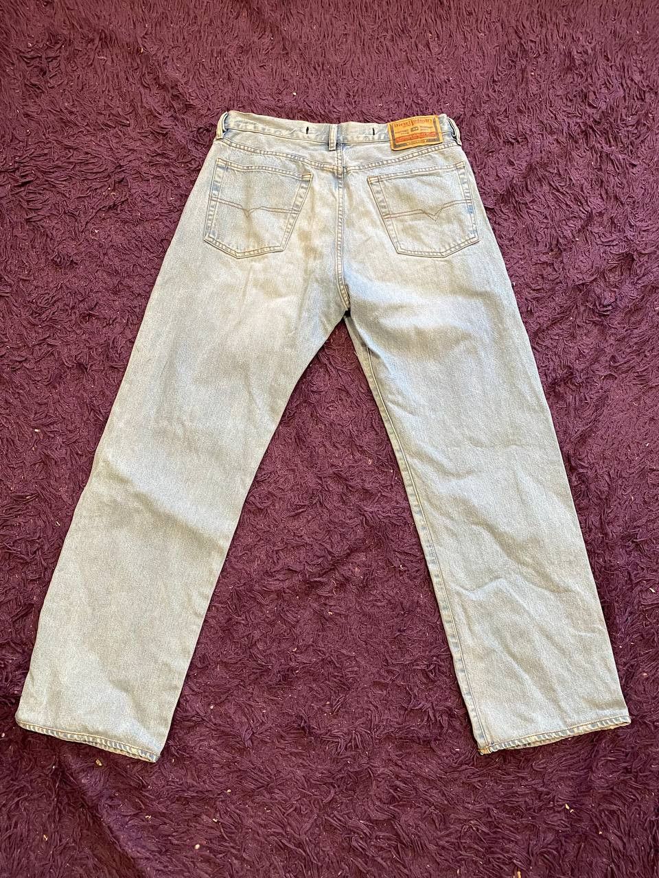 Diesel Vintage Y2K Diesel Industry Denim Distressed Jeans Size US 36 / EU 52 - 15 Thumbnail