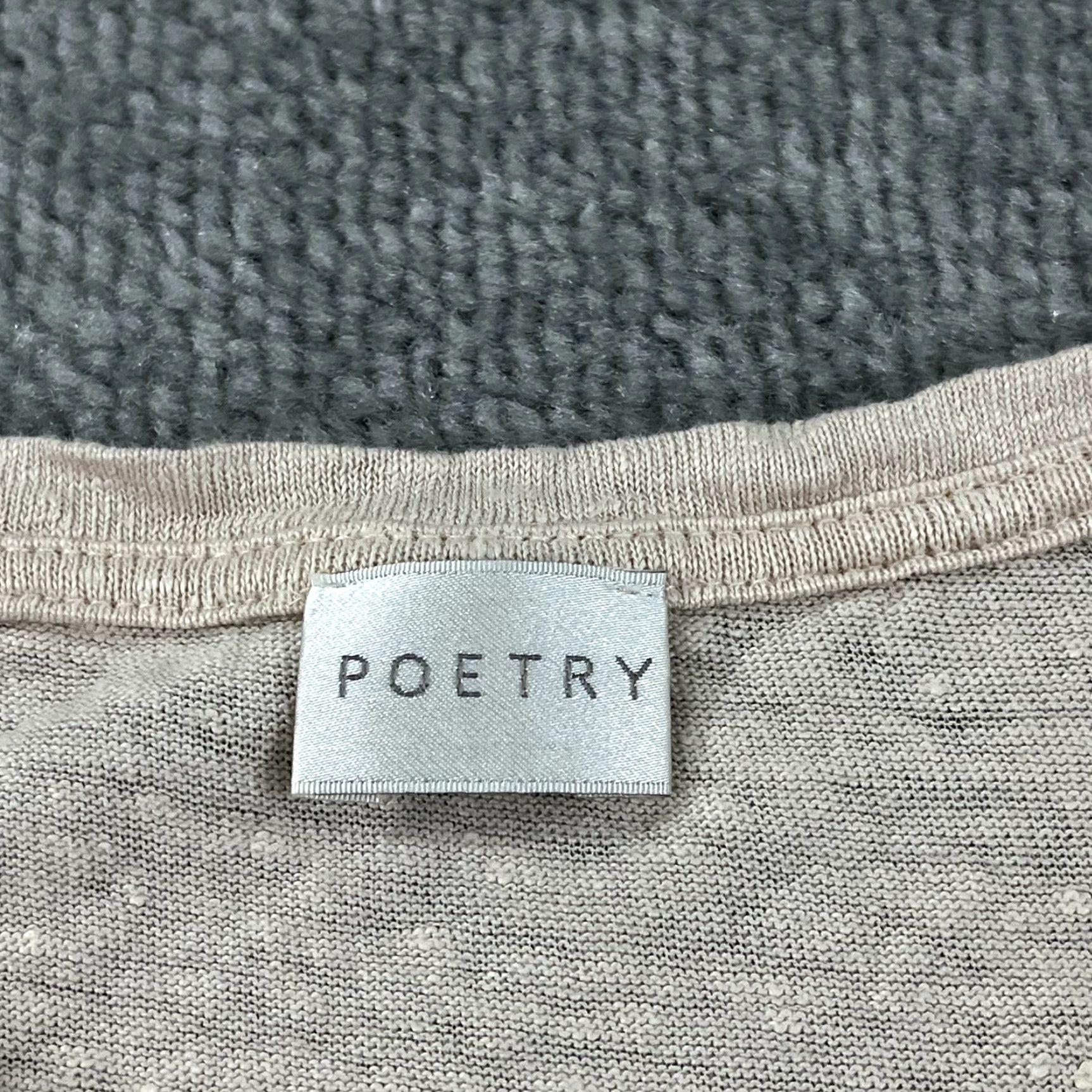 Vintage POETRY Shirt Womens Blouse Pink Linen V-Neck 100% Linen Top Casual Workwear Shirt Women UK 14 US 10, Regular Fit Size L / US 10 / IT 46 - 2 Thumbnail