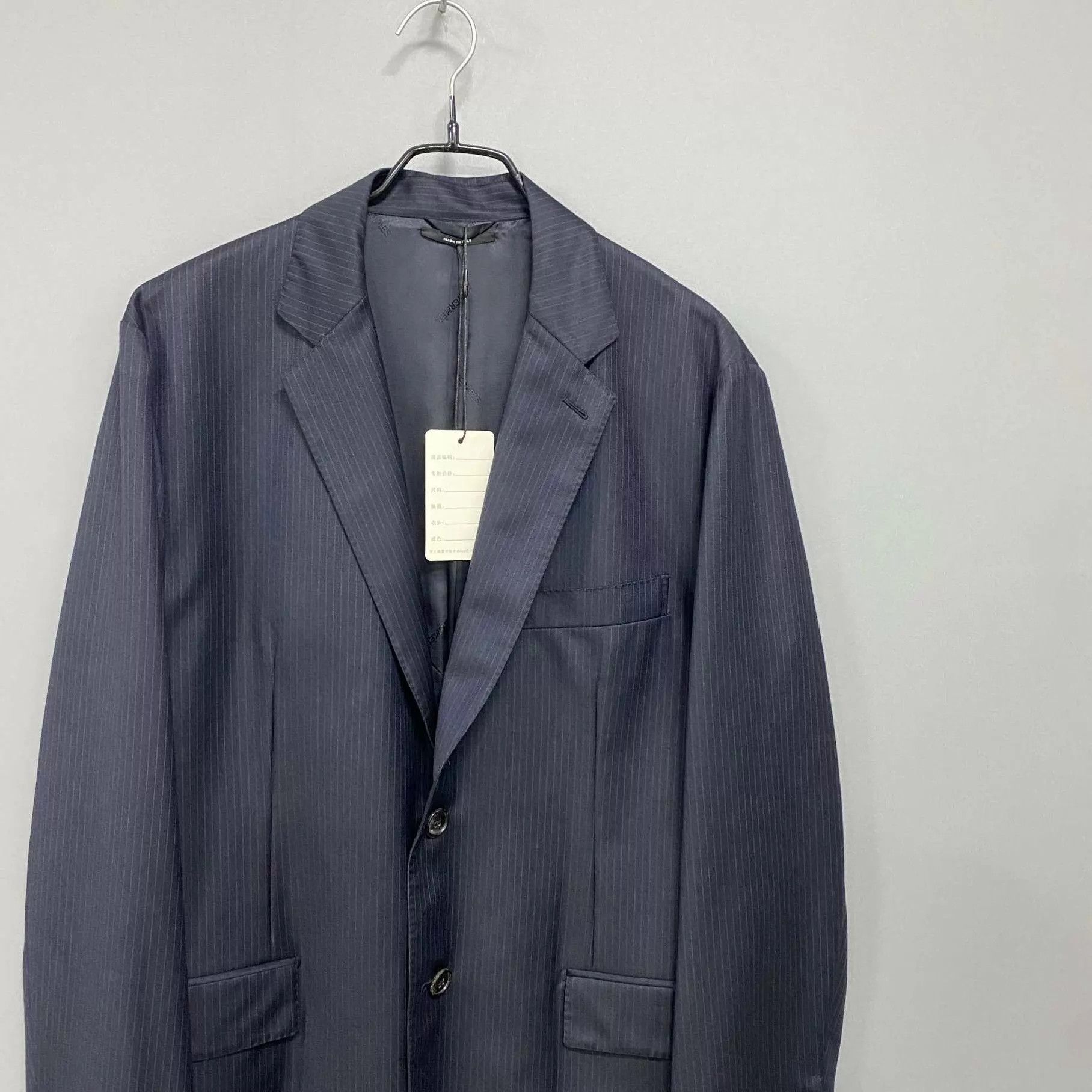 Hermes HERMES Striped Blazer 50 (99 New) Size 50R - 2 Thumbnail