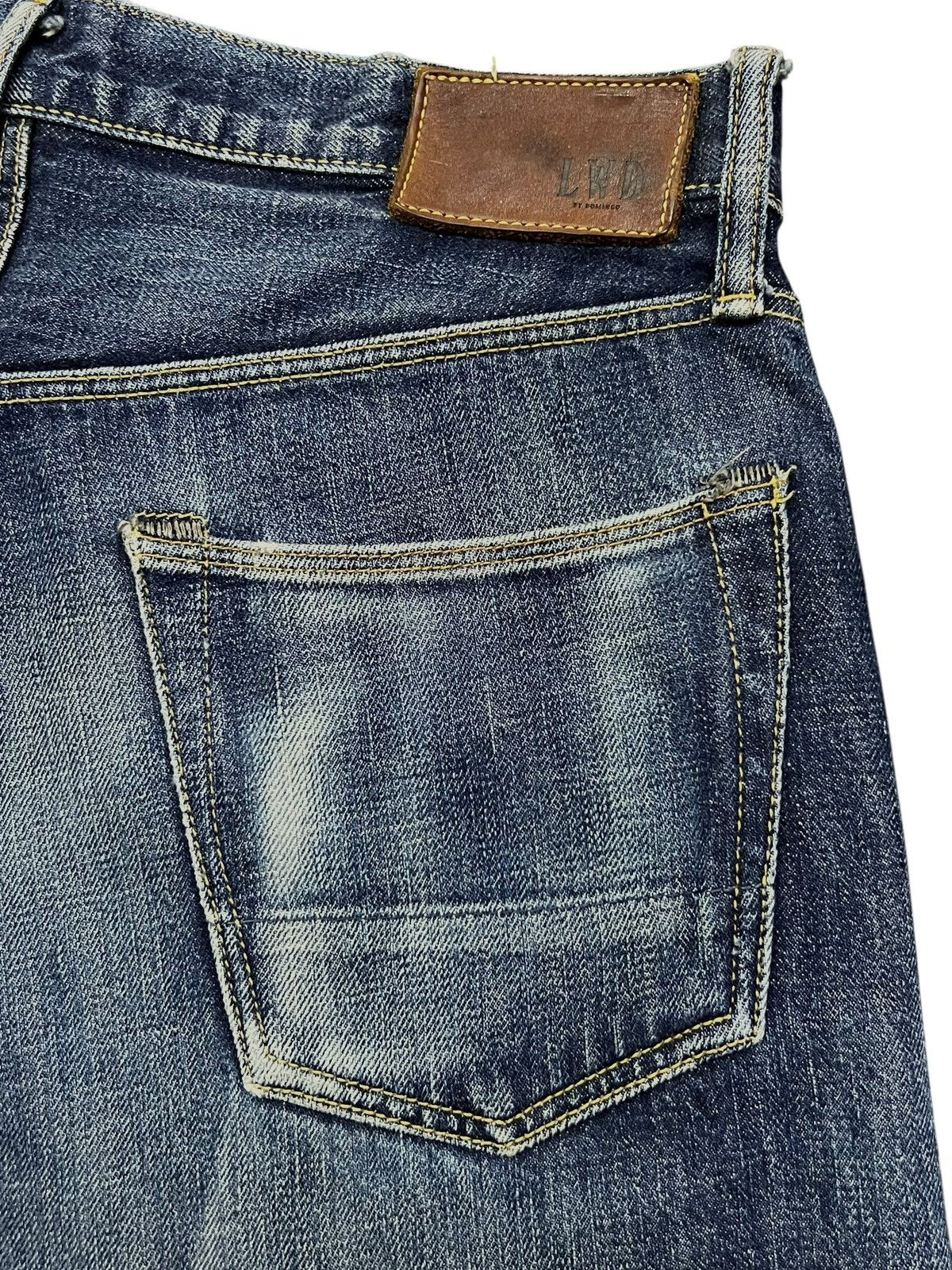Japanese Brand Vintage L.W.D By Domingo Selvedge Denim Japan | Slim Straigh Size US 31 - 9 Thumbnail