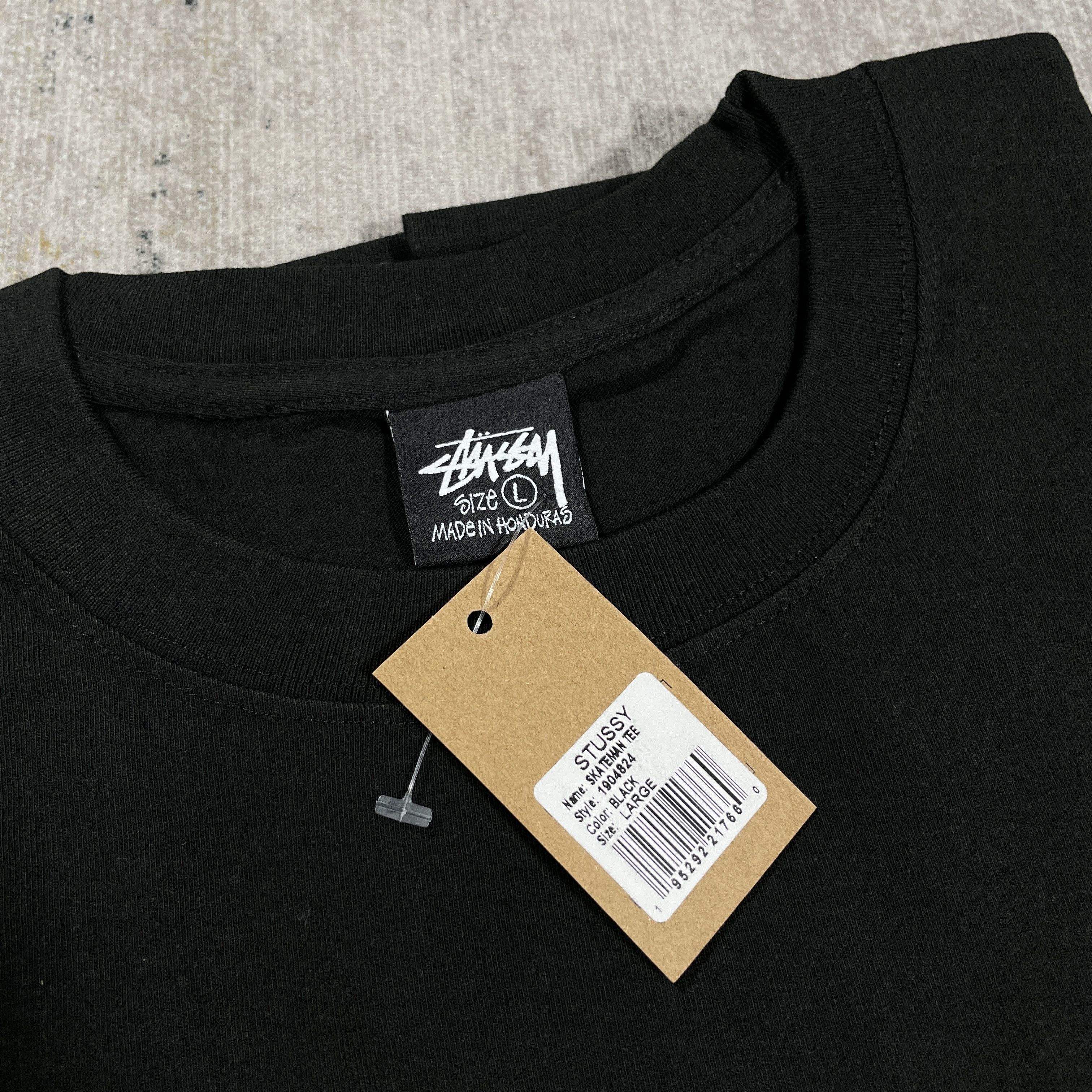 Stussy Stussy Skateman Tee Black BNWT Size US L / EU 52-54 / 3 - 5 Thumbnail