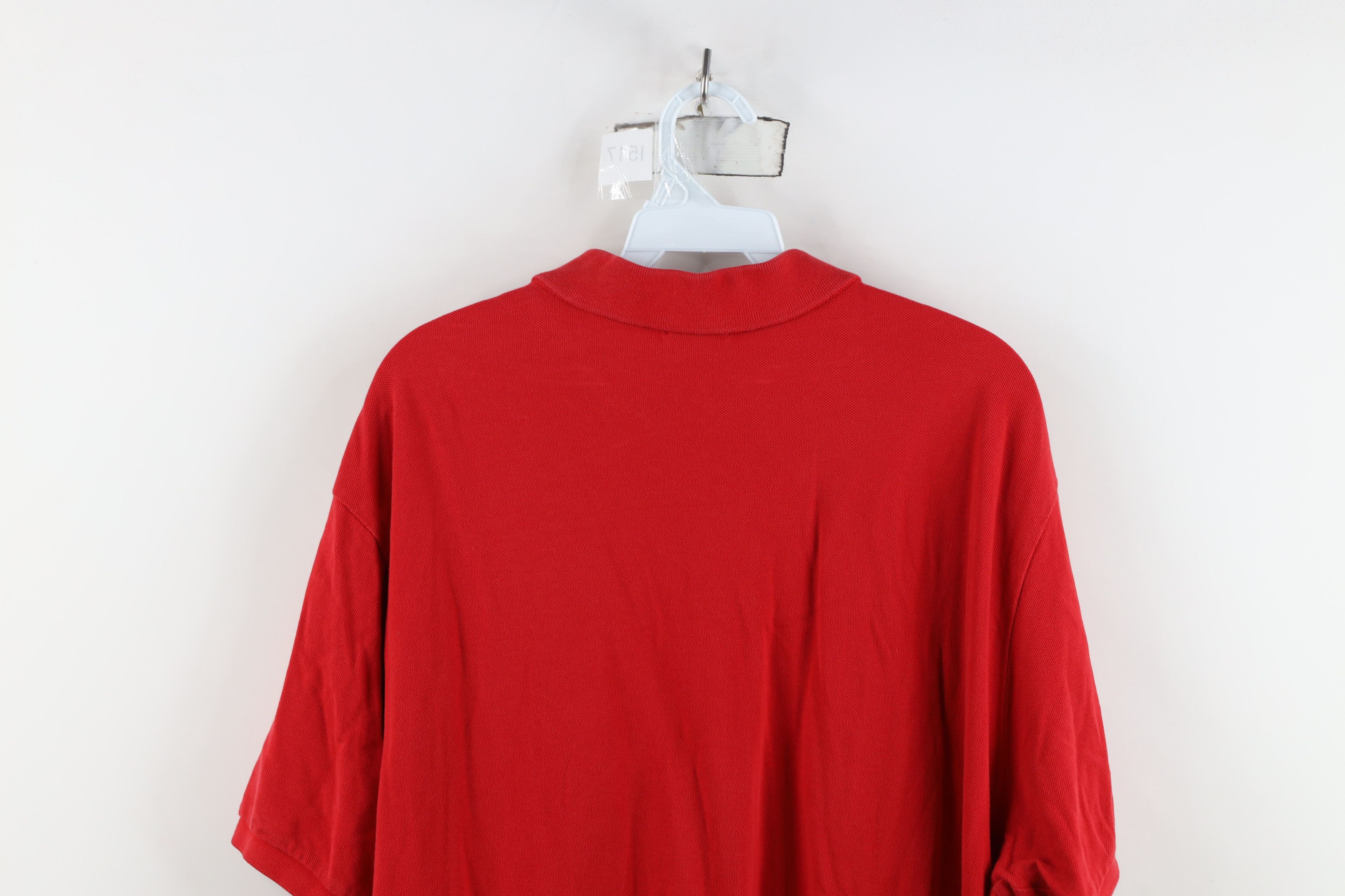 Ralph Lauren Vintage 90s Ralph Lauren Big Pony Collared Polo Shirt Red Size US XXL / EU 58 / 5 - 14 Thumbnail
