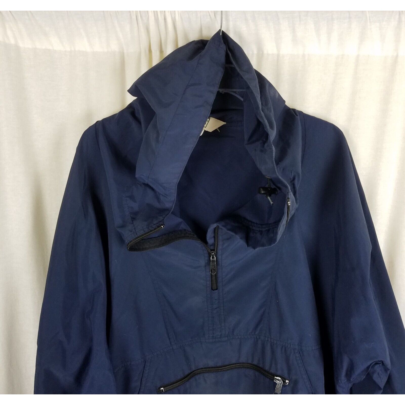 L.L. Bean Vtg LLBean Hooded Anorak Navy Pullover Jacket Windbreaker XL Size US XL / EU 56 / 4 - 2 Thumbnail