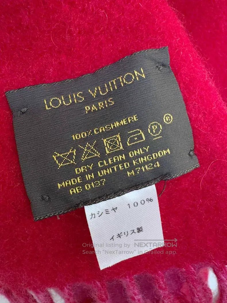 Louis Vuitton Louis Vuitton Cashmere scarf Size ONE SIZE - 5 Thumbnail
