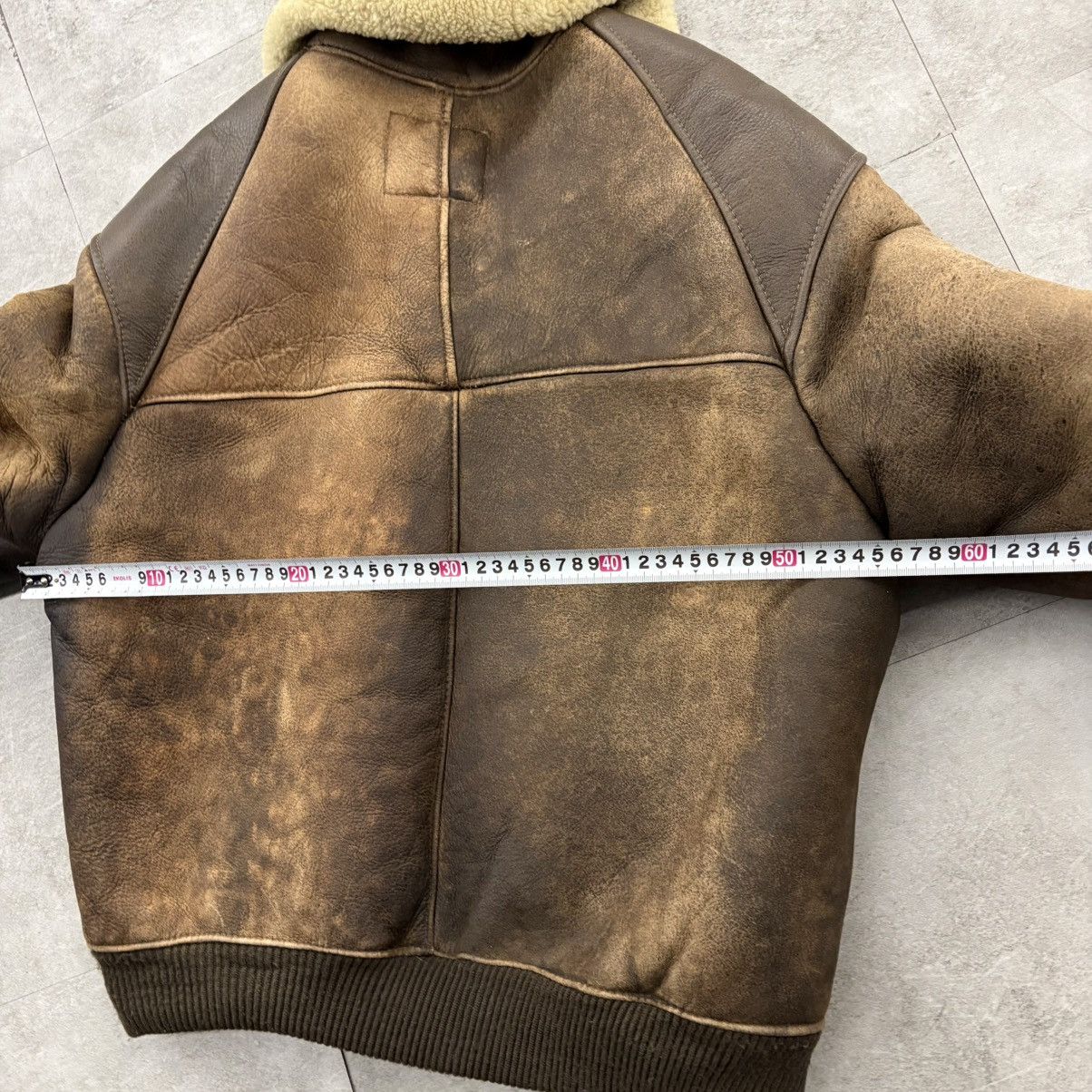 Schott Schott B-6 Sheepskin Flight Jacket – Made in USA (L) Size US L / EU 52-54 / 3 - 11 Thumbnail