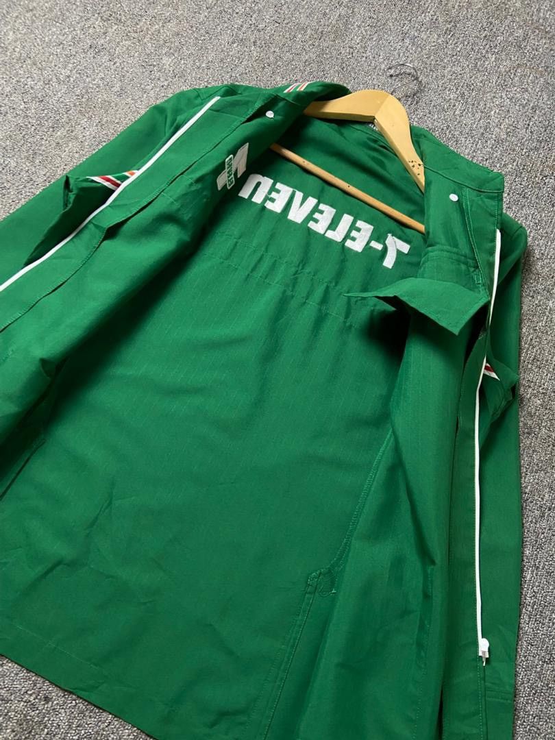 Japanese Brand 7 Eleven Japanese Brand Zip Up Uniform Jacket (181) Size US L / EU 52-54 / 3 - 7 Thumbnail