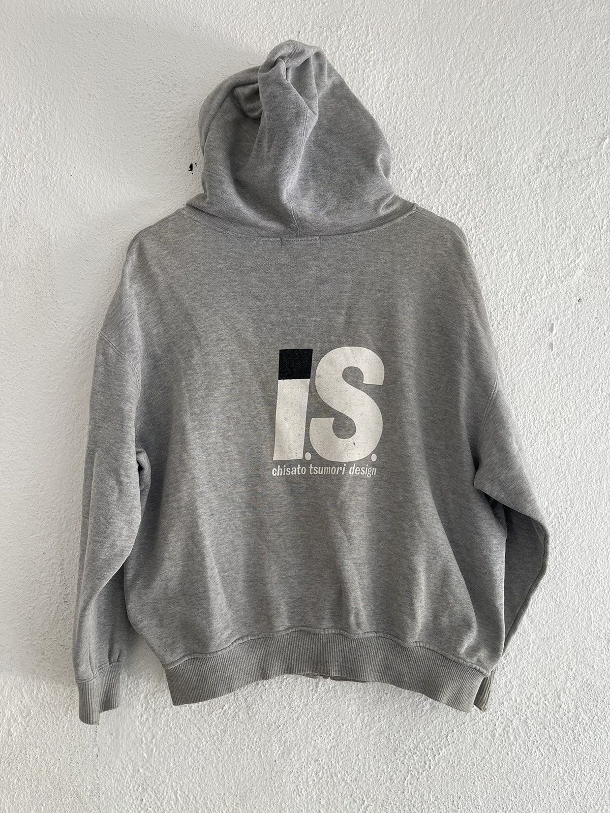 image of Issey Miyake Sport Grey Zip Up Hoodie, Men's (Size XL)