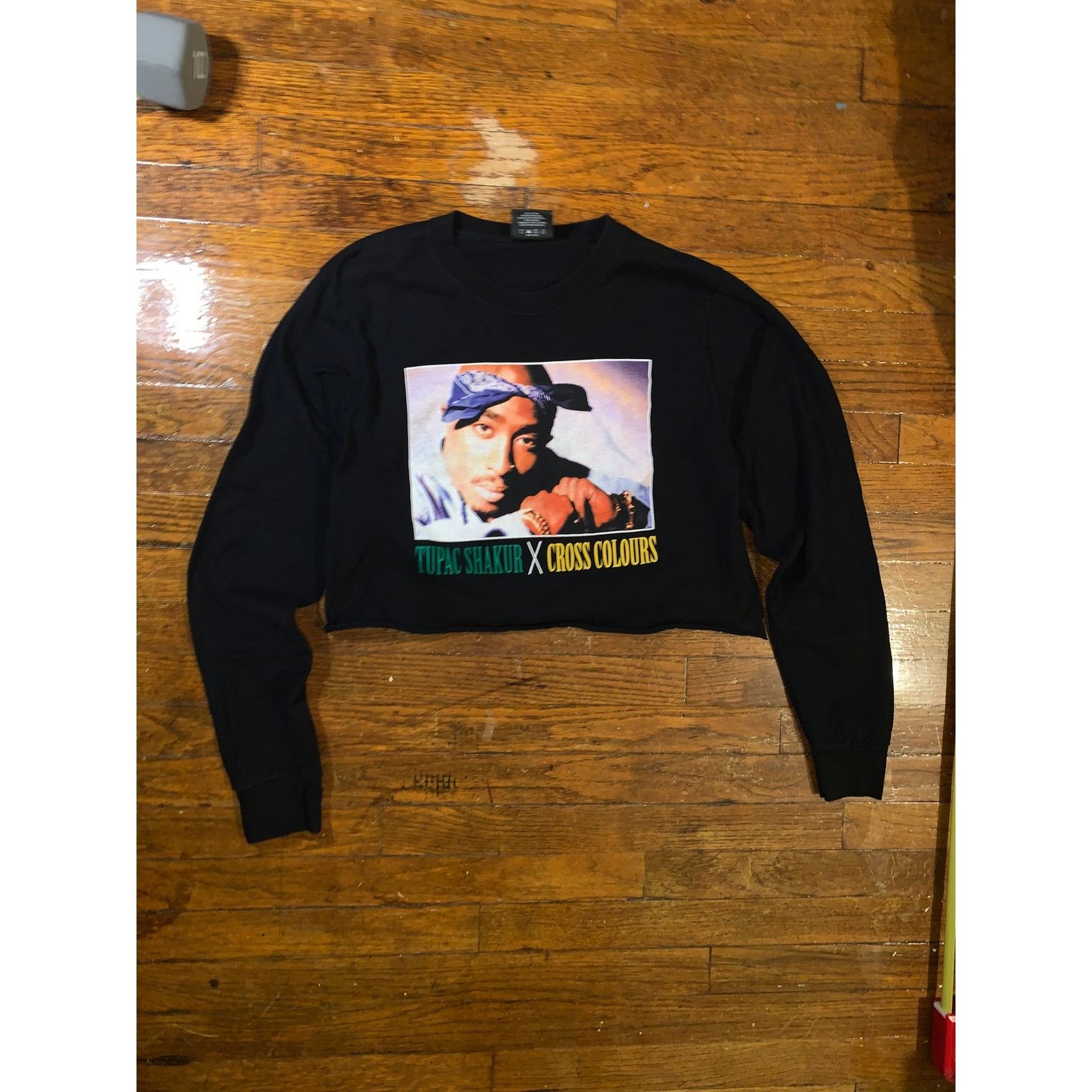 Cross Colours Cross Colours Tupac Shakur Cropped Long Sleeve Womens Medium Size M / US 6-8 / IT 42-44 - 5 Thumbnail