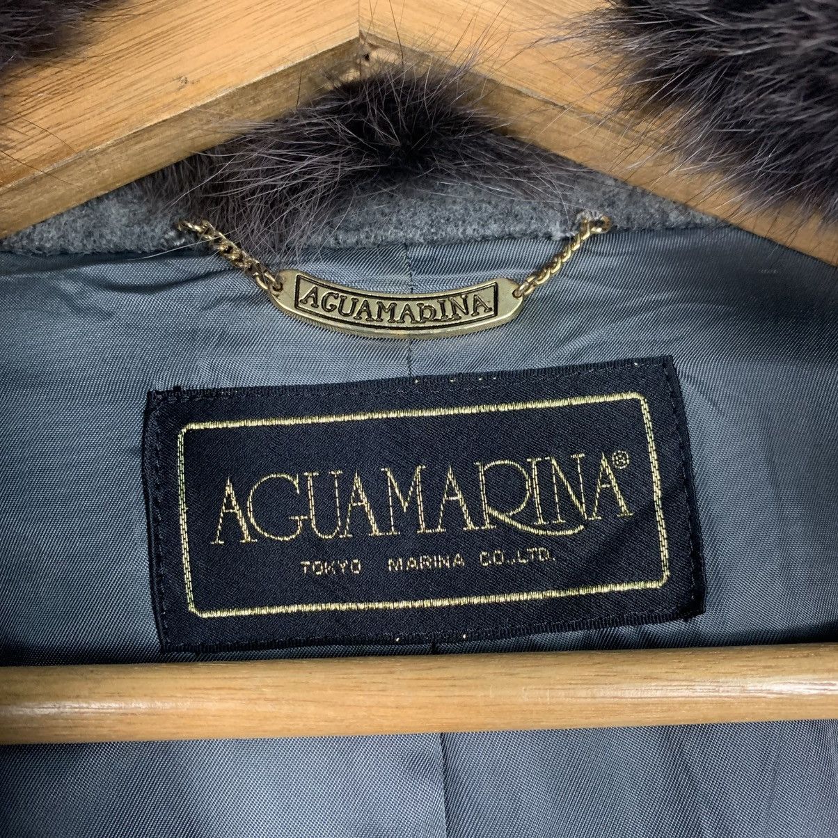 Japanese Brand Japanese Brand Agua Marina Fur Wool Coat Size M / US 6-8 / IT 42-44 - 16 Thumbnail