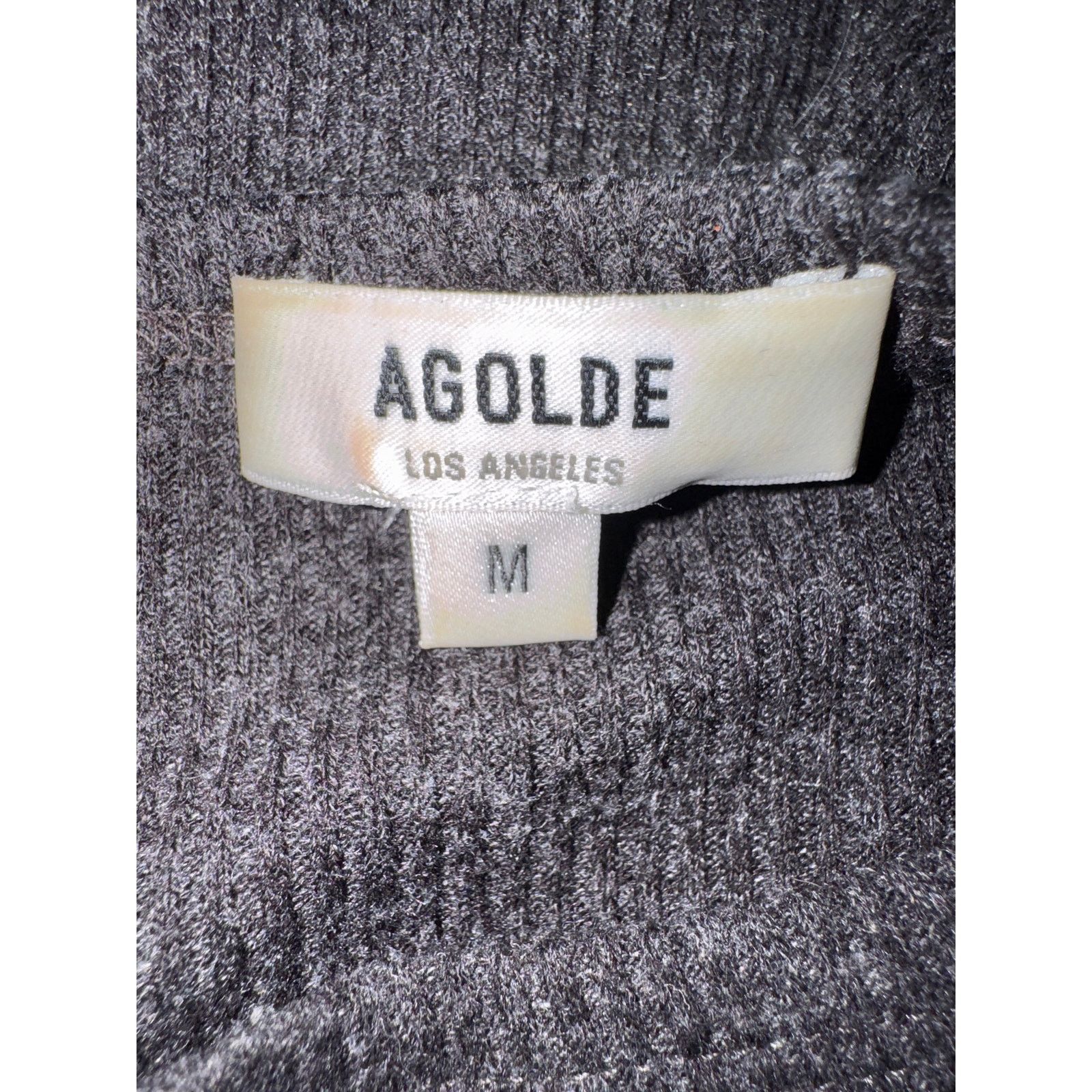 Agolde AGOLDE Delphi Slim Tee Ribbed Crewneck Size Medium KATNISS Size M / US 6-8 / IT 42-44 - 10 Thumbnail