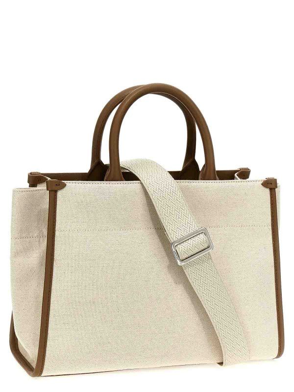 Lanvin o1y0326 Size : OS / Handbag in Cream/Brown Size ONE SIZE - 2 Thumbnail