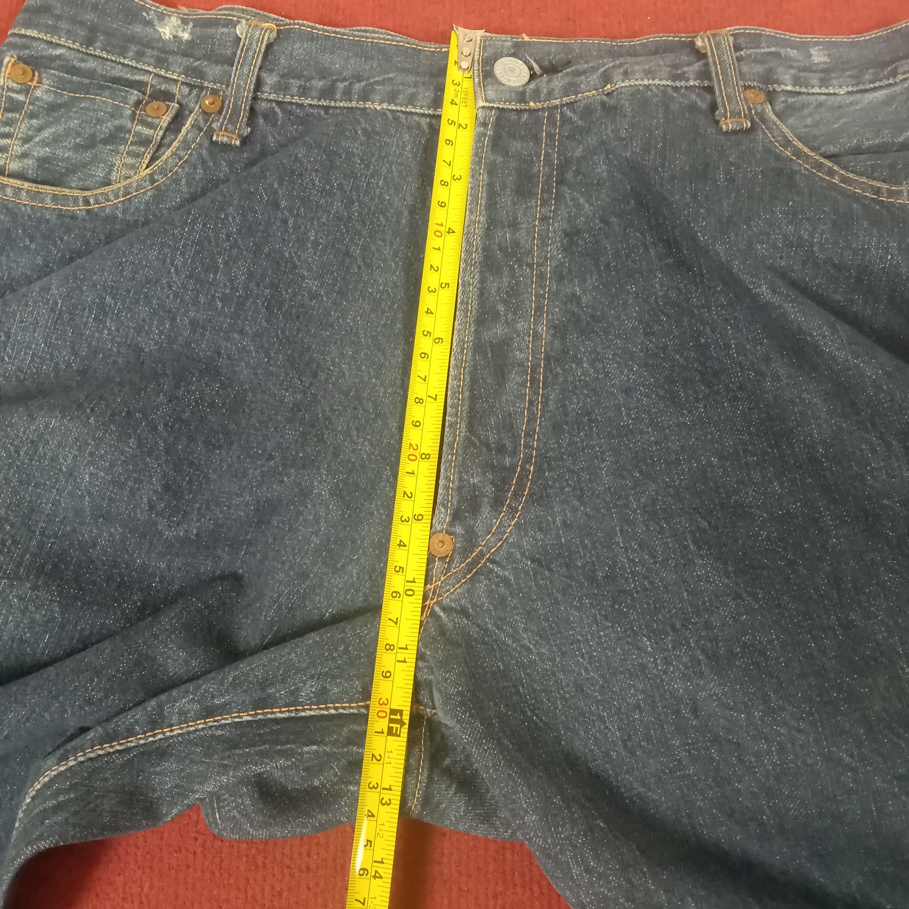 Evisu × Japanese Brand × Vintage Evis Streetwear Skater Custom Daicock Style Jeans Size US 35 - 8 Thumbnail
