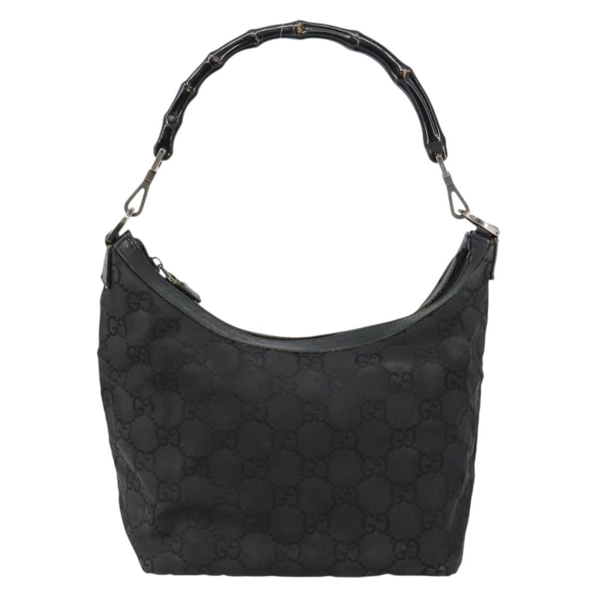 Gucci Gucci Vintage Bamboo Hobo GG Canvas Size ONE SIZE - 1 Thumbnail