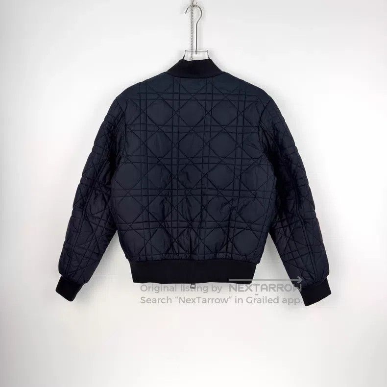 Dior Dior Black and blue embroidered bee diamond plaid down jac Size US M / EU 48-50 / 2 - 4 Thumbnail