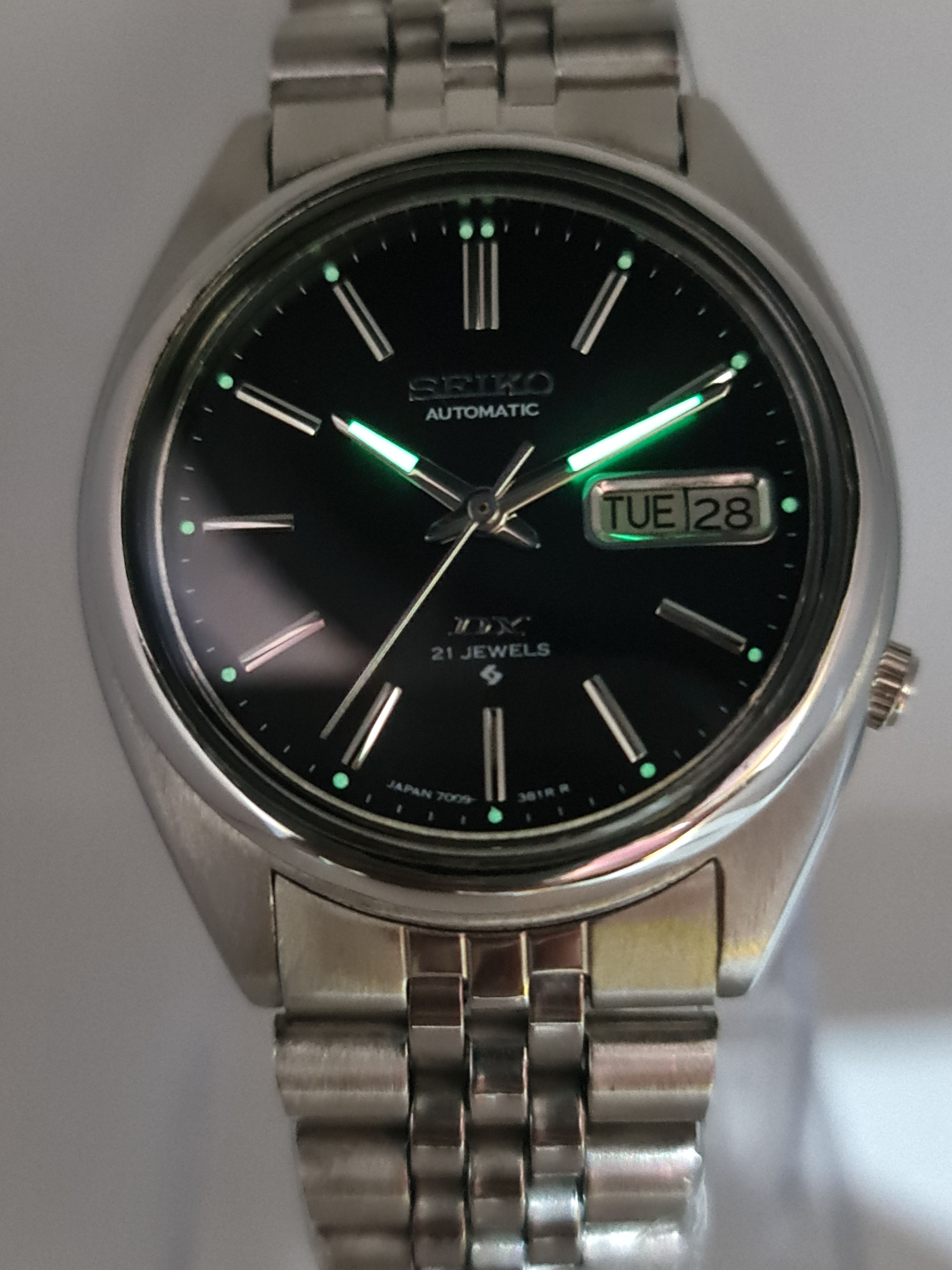 Seiko × Vintage Seiko Automatic Wrist Watch 17Jewels Day/Date Japan Size 36 - 4 Thumbnail
