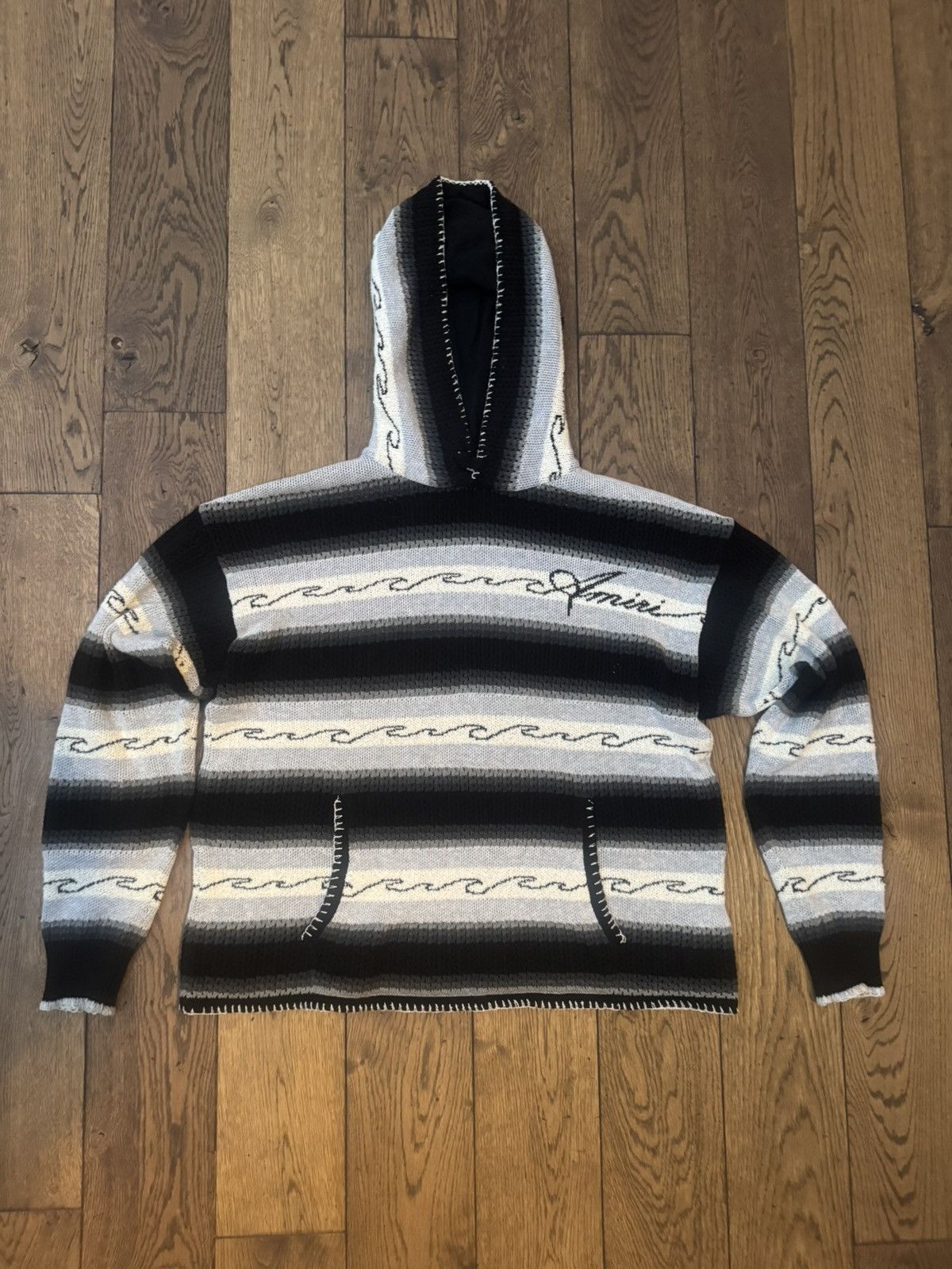 Amiri Amiri Striped Knitted Hoodie Size US M / EU 48-50 / 2 - 1 Thumbnail