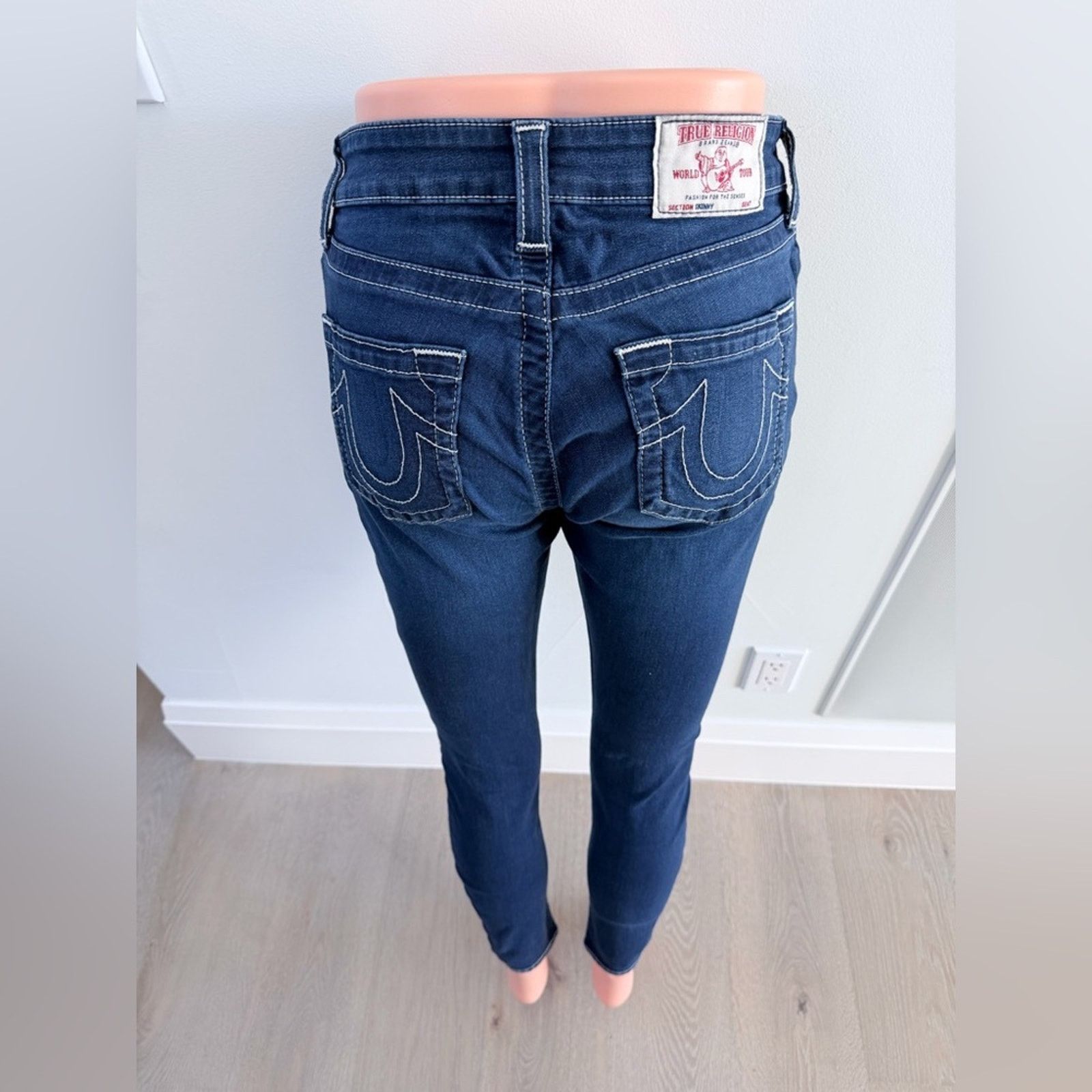 True Religion True Religion Halle Super T Skinny Fit Stretch Jeans.Size 26 Size 26" / US 2 / IT 38 - 11 Thumbnail