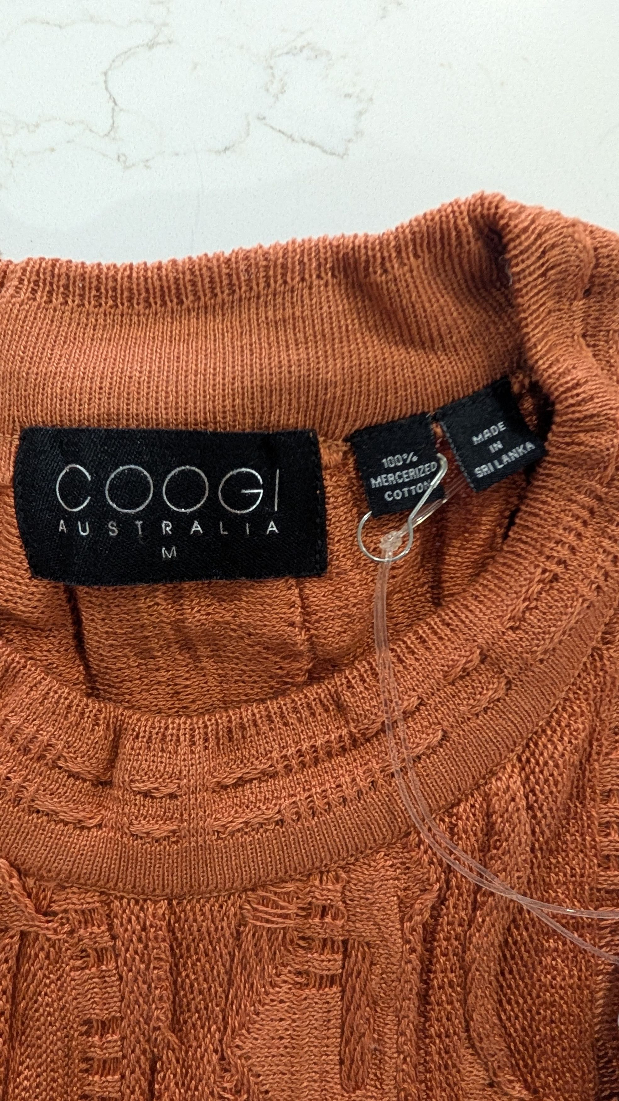 Coogi Coogi NWT Classic 3D Knit Sweater Copper Size M Size US M / EU 48-50 / 2 - 6 Thumbnail