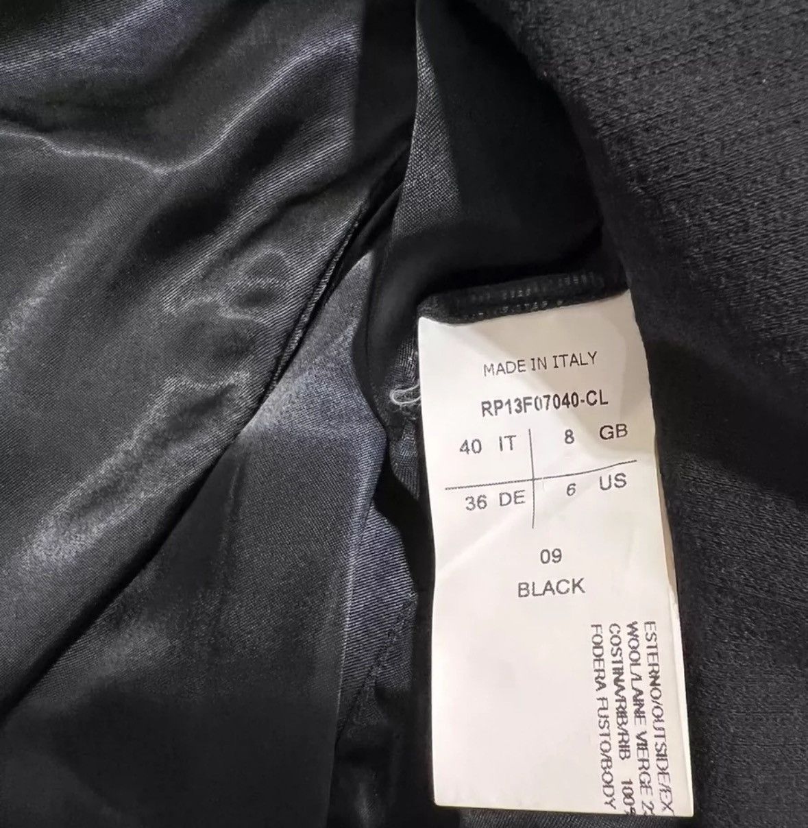 Rick Owens Rick Owens black short suit jacket2412-Nextarrow Size M / US 6-8 / IT 42-44 - 3 Thumbnail