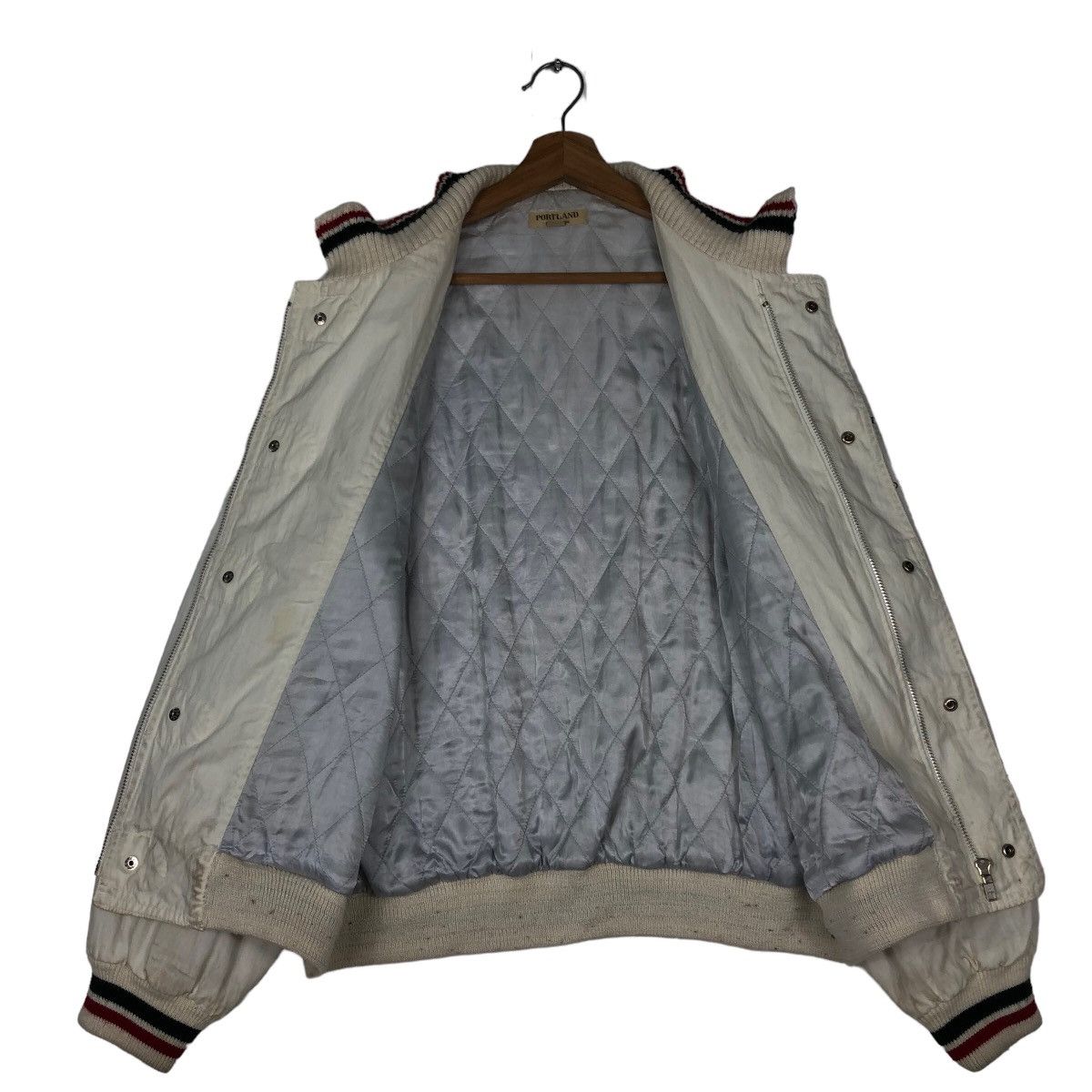 Japanese Brand 🔥90’s Vintage Bomber Jacket Portland Motomachi Japan Size US M / EU 48-50 / 2 - 11 Thumbnail