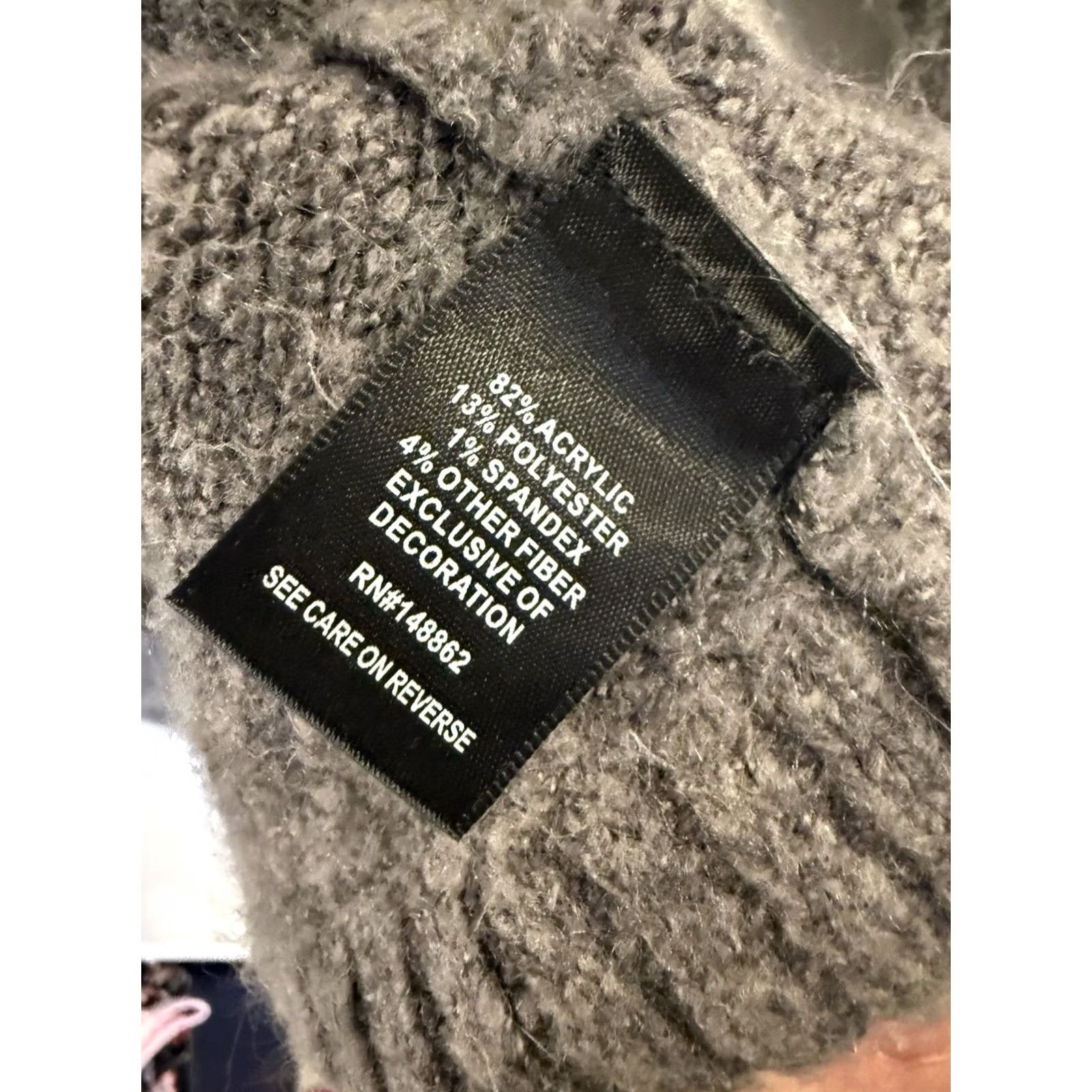 Torrid Torrid Cardigan Women Skull Rose Open Front Gray L Large Sweater Size L / US 10 / IT 46 - 7 Thumbnail