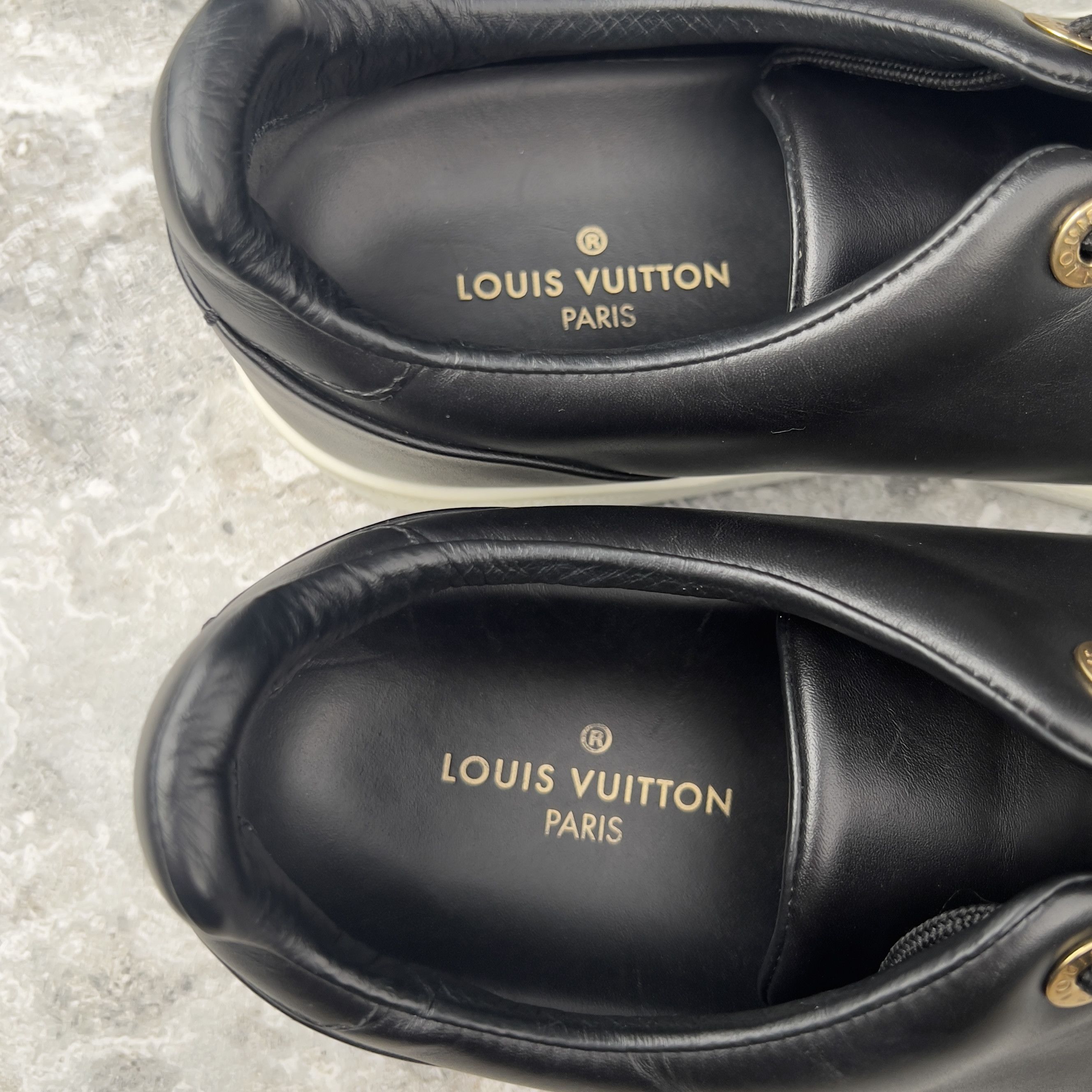 Louis Vuitton Louis Vuitton Frontrow Logo Low Top Sneakers Leather Size US 8 / IT 38 - 9 Thumbnail