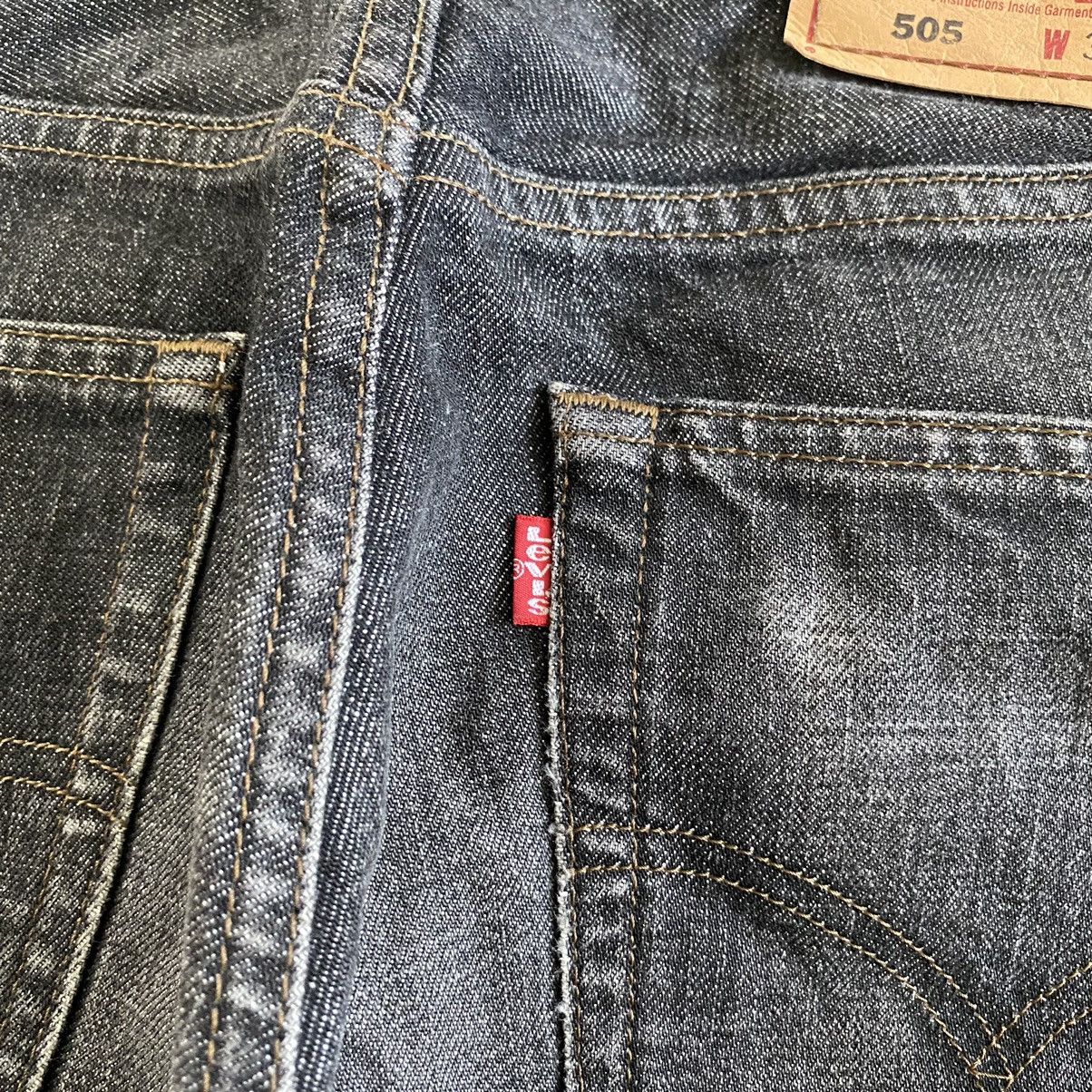 Levi's Vintage 90’s Levis 505 Washed Black Denim Jeans Size US 30 / EU 46 - 22 Thumbnail