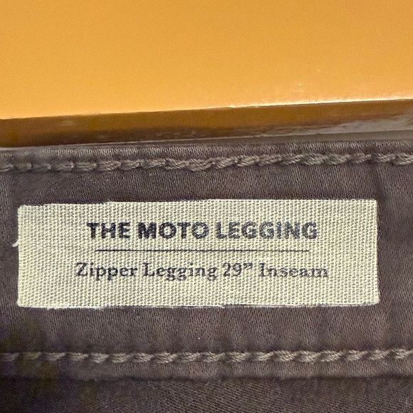 AG Adriano Goldschmied AG Adriano Goldschmied Moto Legging Zipper Skinny Pant Sz 29 Size 29" - 5 Thumbnail