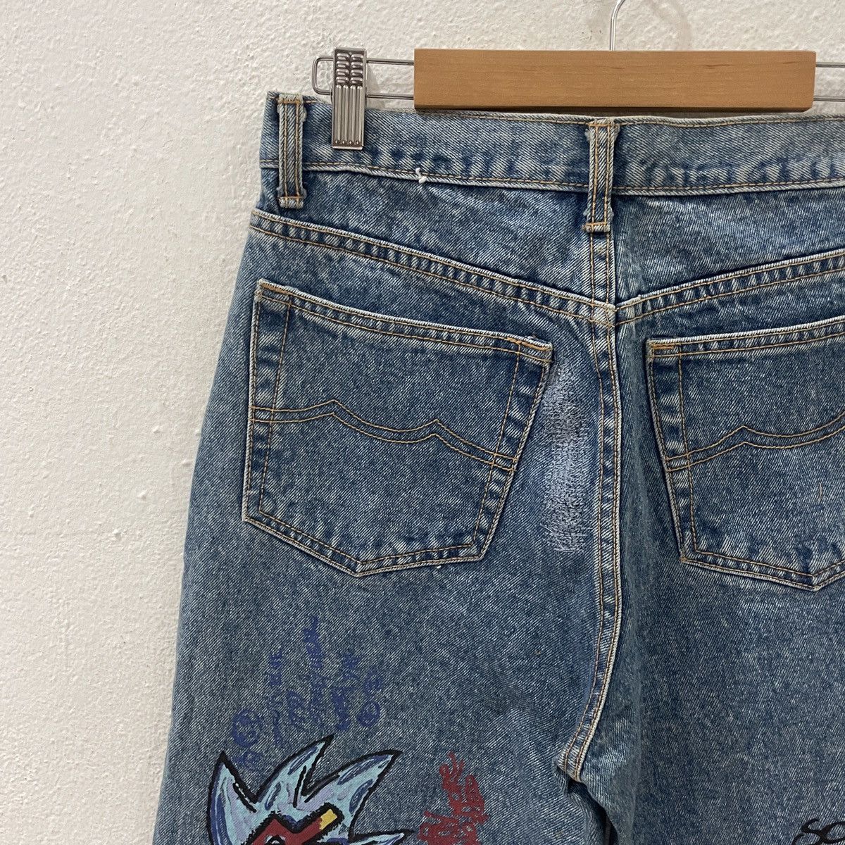 Japanese Brand Vintage Superior Skate Denim Jeans Size US 28 / EU 44 - 9 Thumbnail