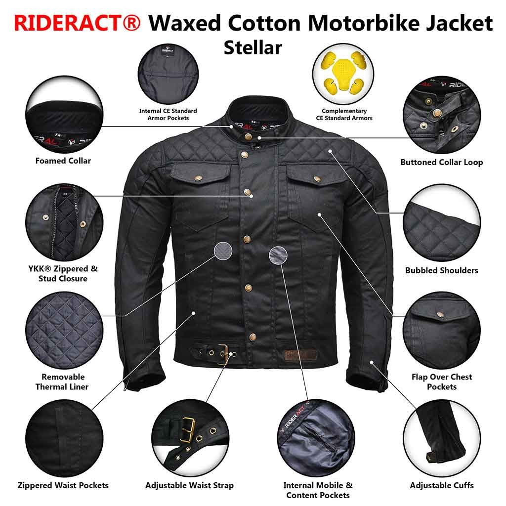 Other Waxed Cotton Textile Waterproof Motorcycle Jackets Size US M / EU 48-50 / 2 - 8 Thumbnail
