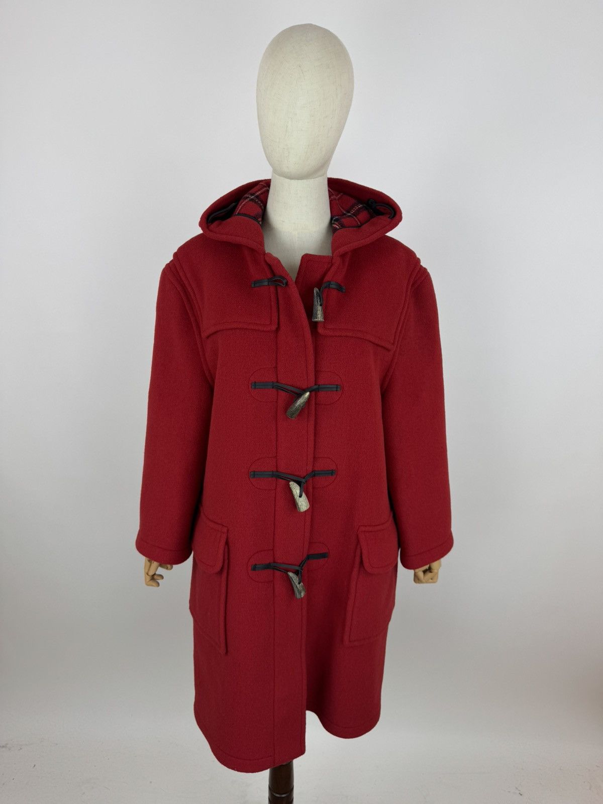 Original Montgomery Original Montgomery Duffle coat Women’s wool red hooded coat Size M / US 6-8 / IT 42-44 - 4 Thumbnail