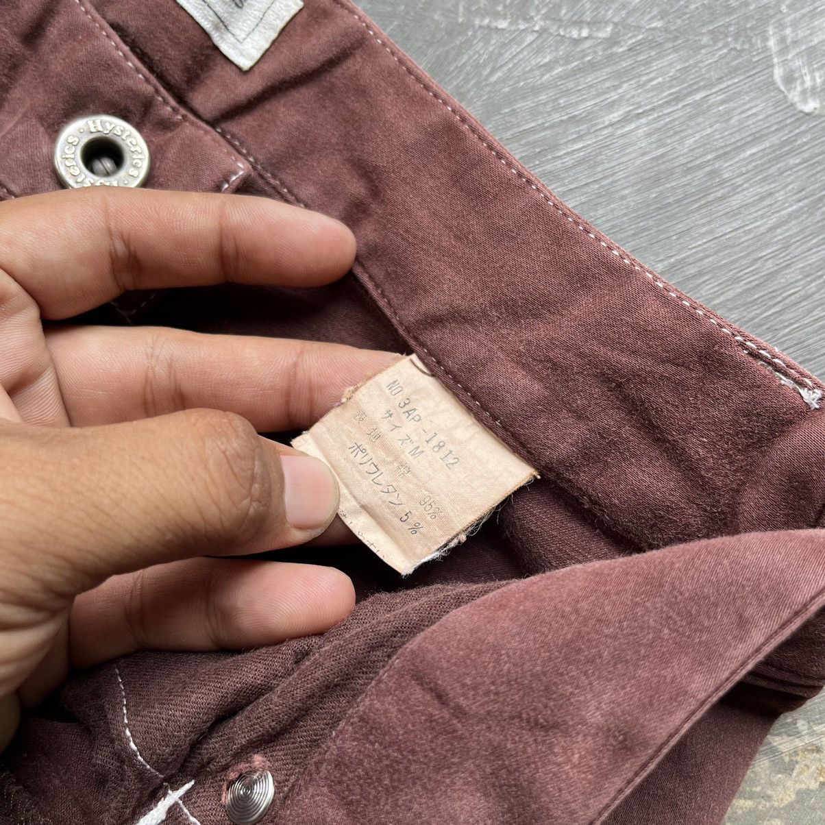 Hysteric Glamour × If Six Was Nine × Japanese Brand Hysterics hysterics glamour maroon pants lgb style Size 27" / US 4 / IT 40 - 6 Thumbnail