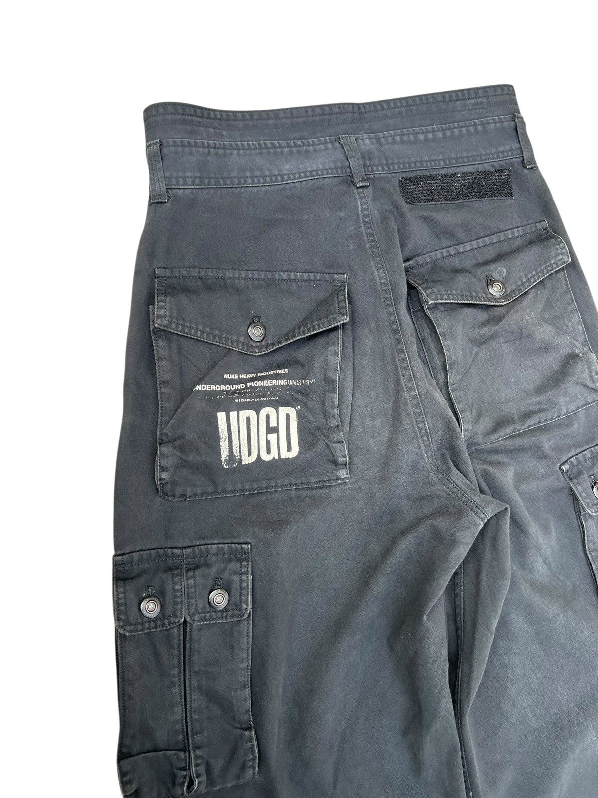 Julius Vintage NUKE Pre- Julius 7 Faded Wide Leg Cargo Trouser Pant Size US 29 - 17 Thumbnail