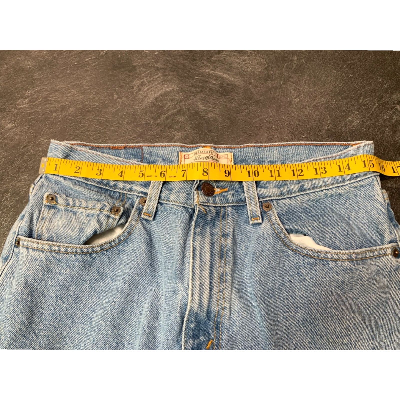 Levi's Mens Levi's Blue Slim Fit Mid Rise Jeans 32x30 Size US 32 / EU 48 - 5 Thumbnail
