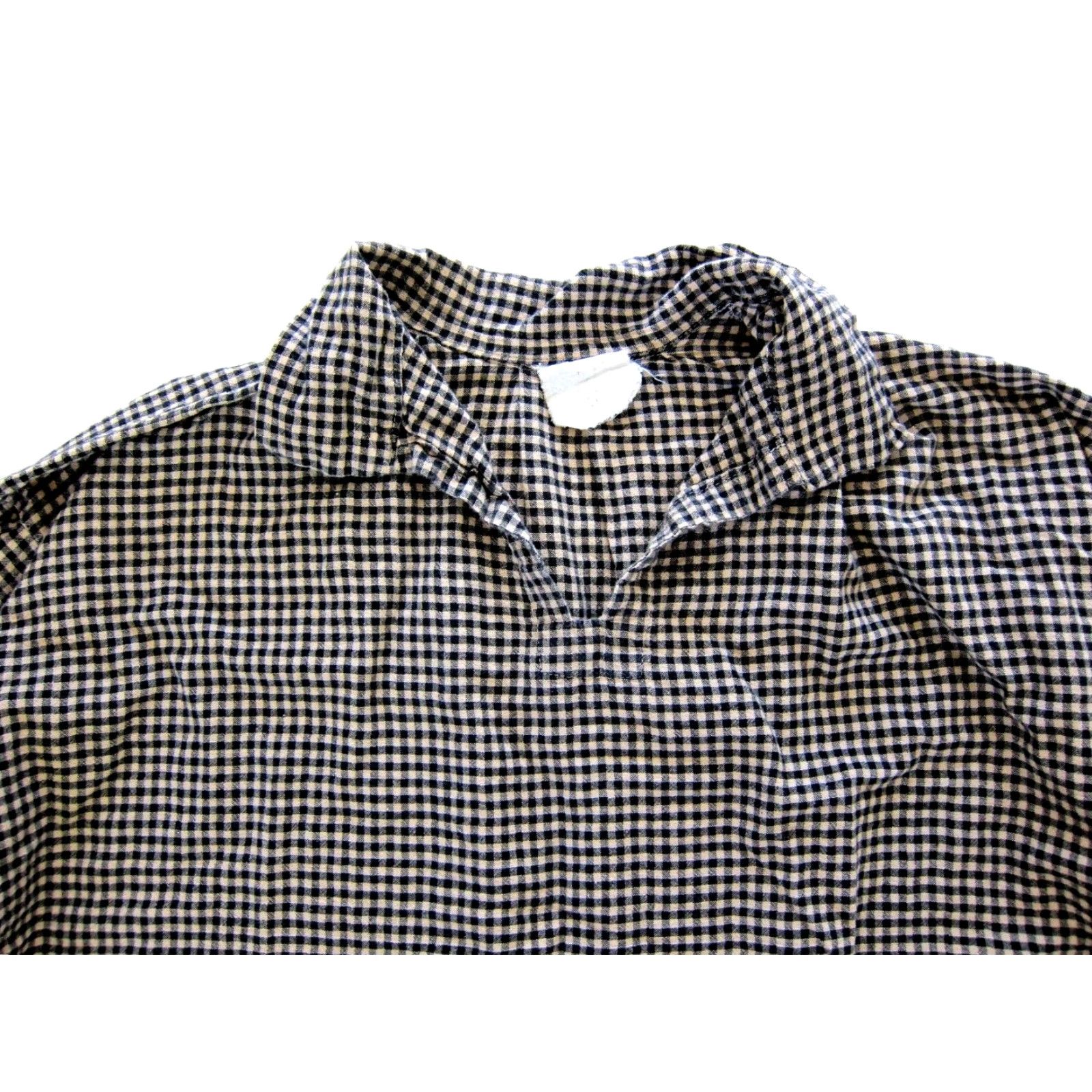 Vintage VINTAGE Unbranded Shirt Western Prairie Long Sleeve Plaid Button-Up XL Black 100% Cotton Mens Size US XL / EU 56 / 4 - 3 Thumbnail