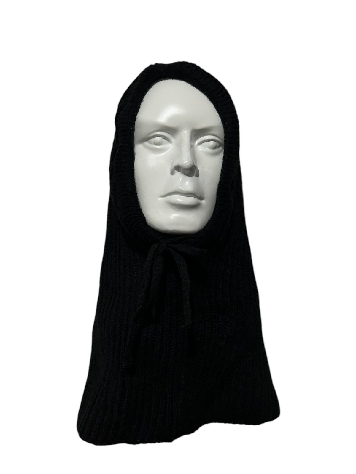 Japanese Brand × Kapital × Vintage Balaclava Masked Black Japanese Style knitt Rare ☠️☠️ Size ONE SIZE - 4 Thumbnail
