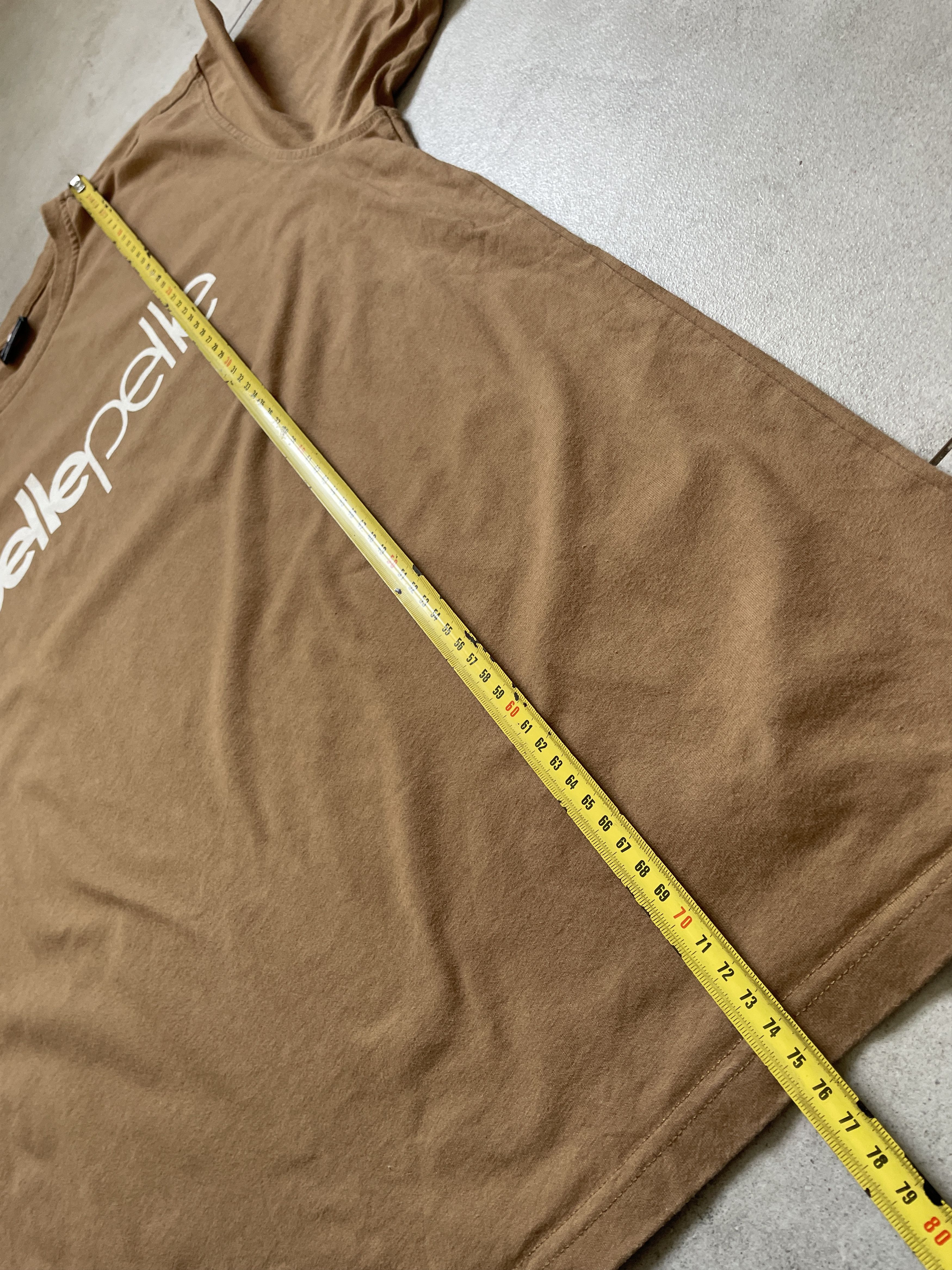 Pelle Pelle Y2K PELLE PELLE BROWN BEIGE RAP HIP HOP BAGGY TEE Size US L / EU 52-54 / 3 - 7 Thumbnail