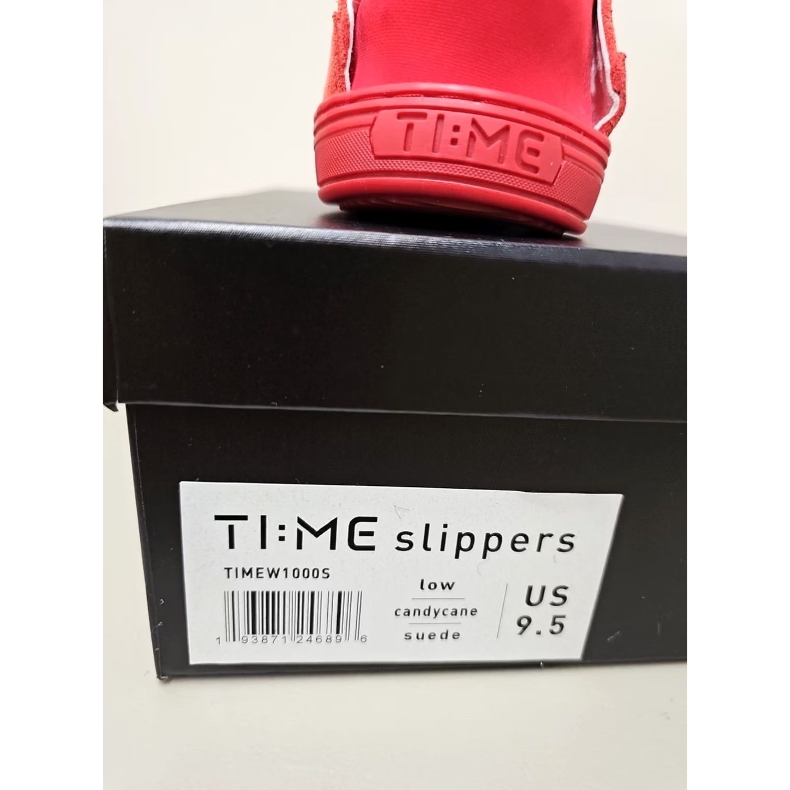 Vintage Time Slippers Women's Slipper Sneakers Size 9.5 Red Suede Slip-On Wool Liner CandEver Cane? Size US 10 / IT 40 - 5 Thumbnail