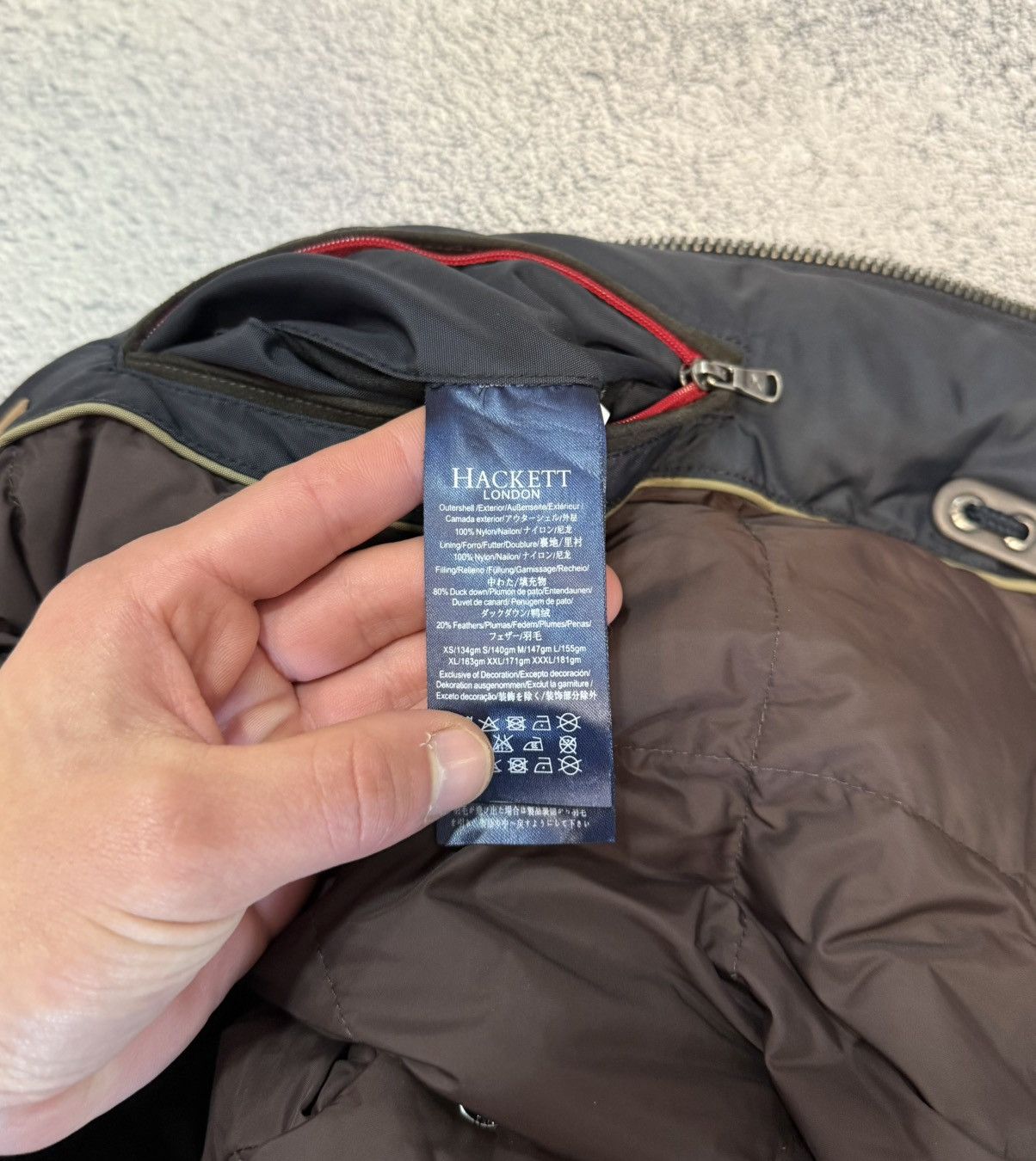 Hackett Hackett London Arctic Parka Men M Navy Down Jacket Hood Warm Size US M / EU 48-50 / 2 - 12 Thumbnail