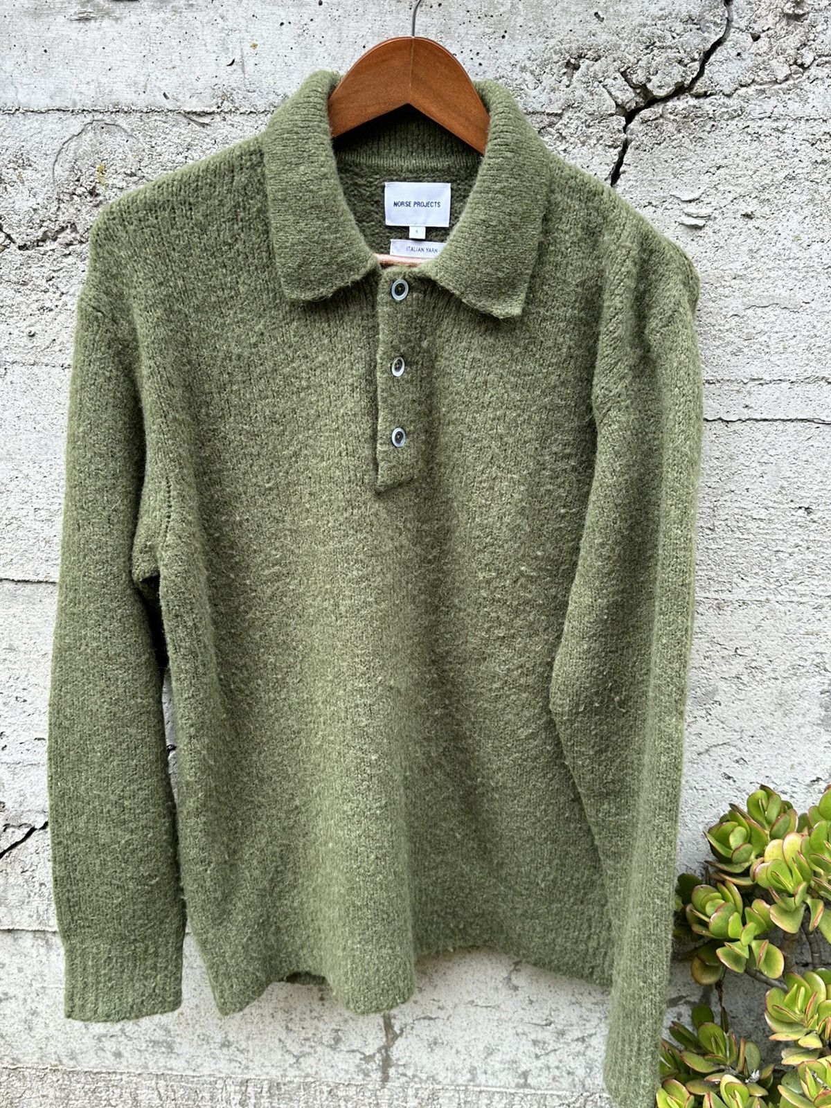 Norse Projects RARE GRAIL Norse Projects Italian brushed polo Size US L / EU 52-54 / 3 - 2 Thumbnail