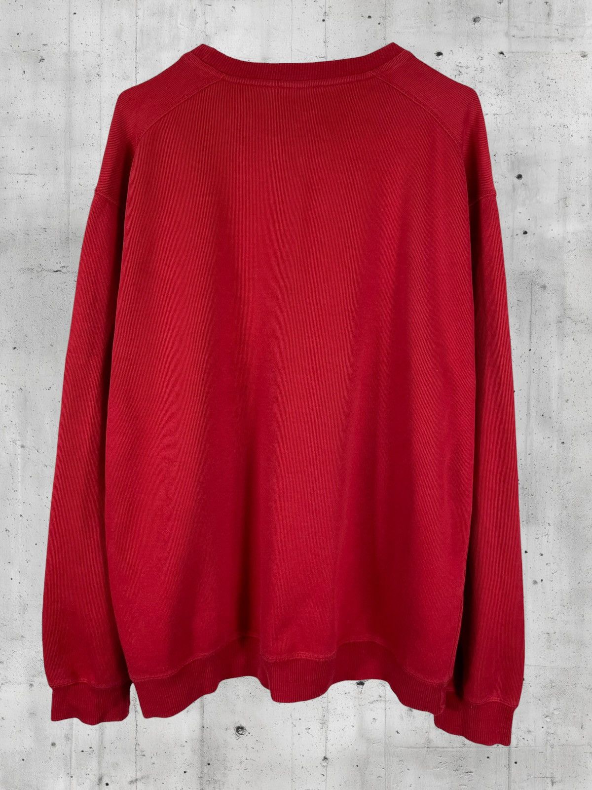 Vintage Nike Vintage 90s Center Swoosh Red Crewneck Sweatshirt Size US L / EU 52-54 / 3 - 4 Thumbnail