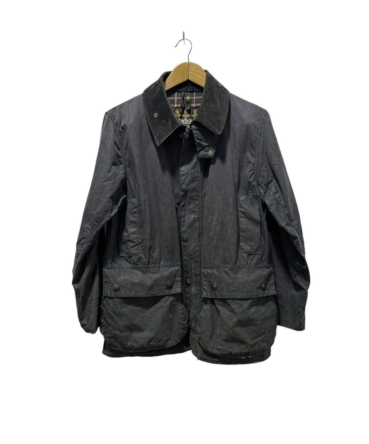 Barbour Barbour Border Waxed Jacket Hunting Design Distrested Size US M / EU 48-50 / 2 - 1 Thumbnail