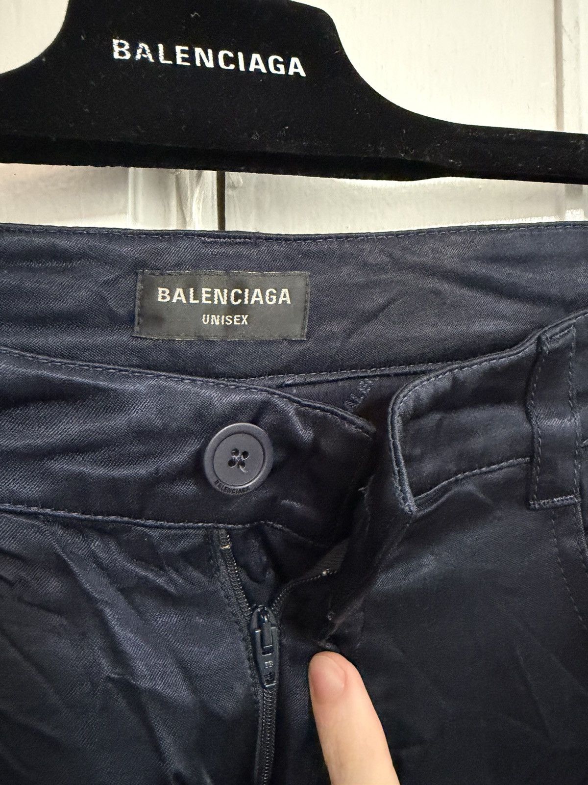 Balenciaga New Fall 23 Crinkled Satin Baggy Pant [M] Size US 32 / EU 48 - 4 Thumbnail