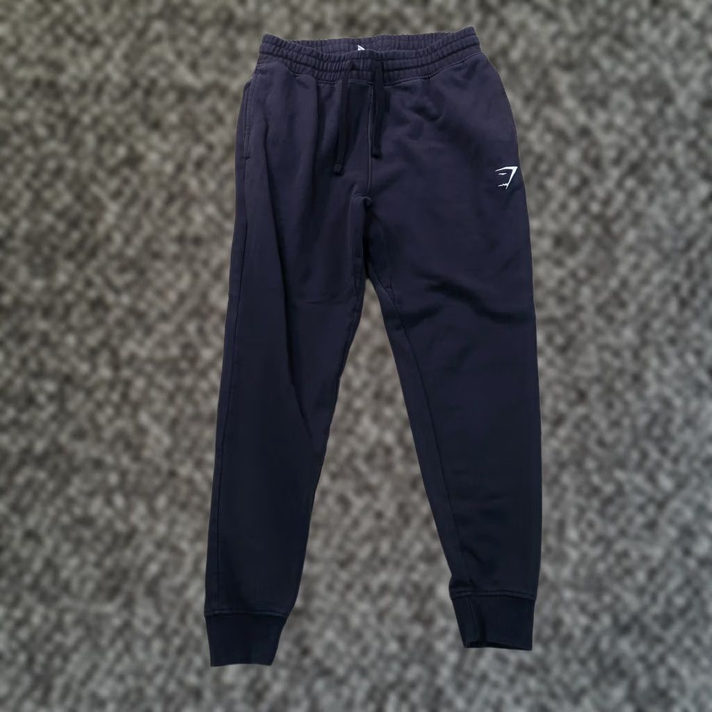 Gymshark Gymshark Jogger Sweatpants Men's S Black Tapered Leg Athletic Sports Size US 29 - 1 Thumbnail