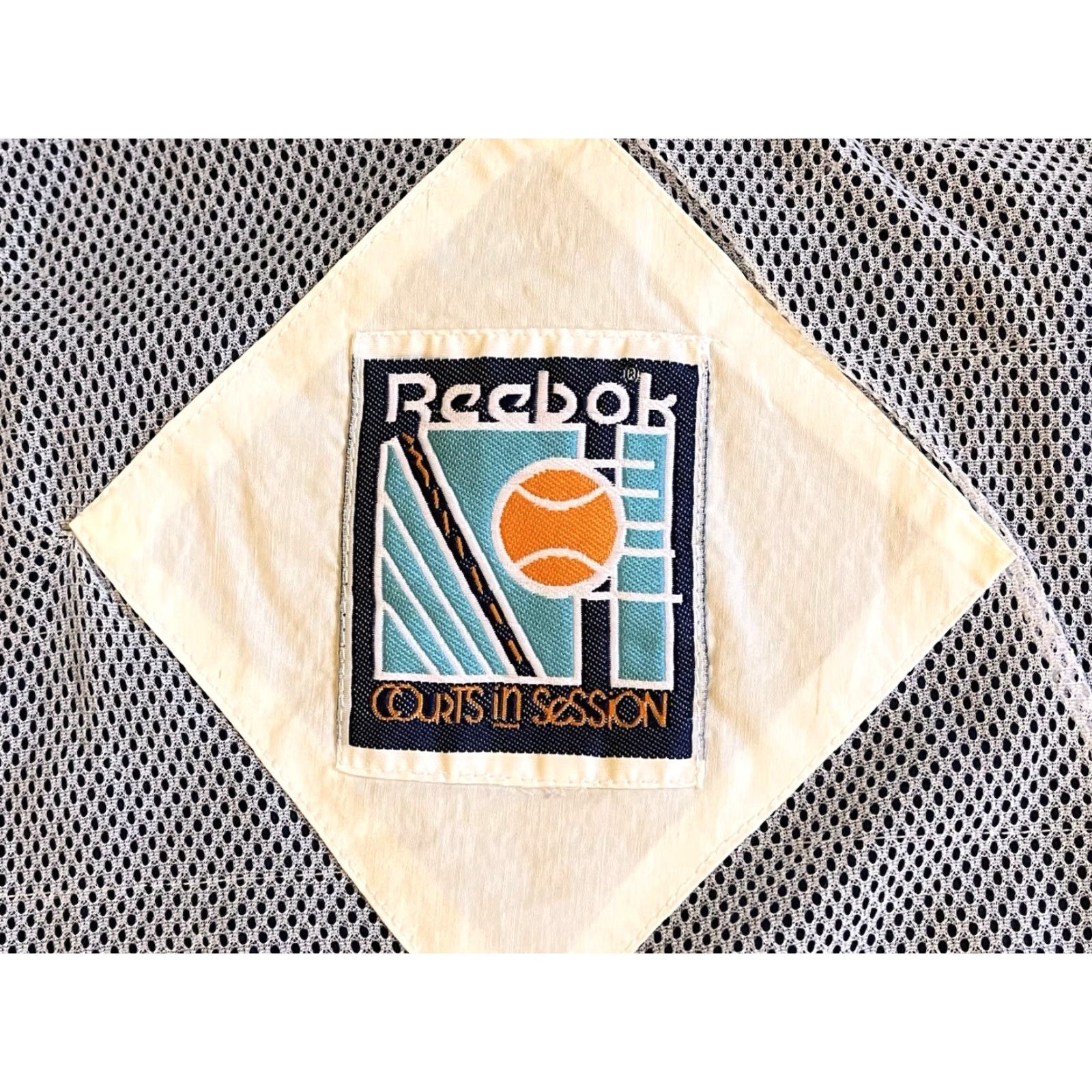 Reebok VINTAGE Reebok Tennis Courts In Session Jacket Men’s XXL White Blue Stripe 90s Size US XXL / EU 58 / 5 - 5 Thumbnail