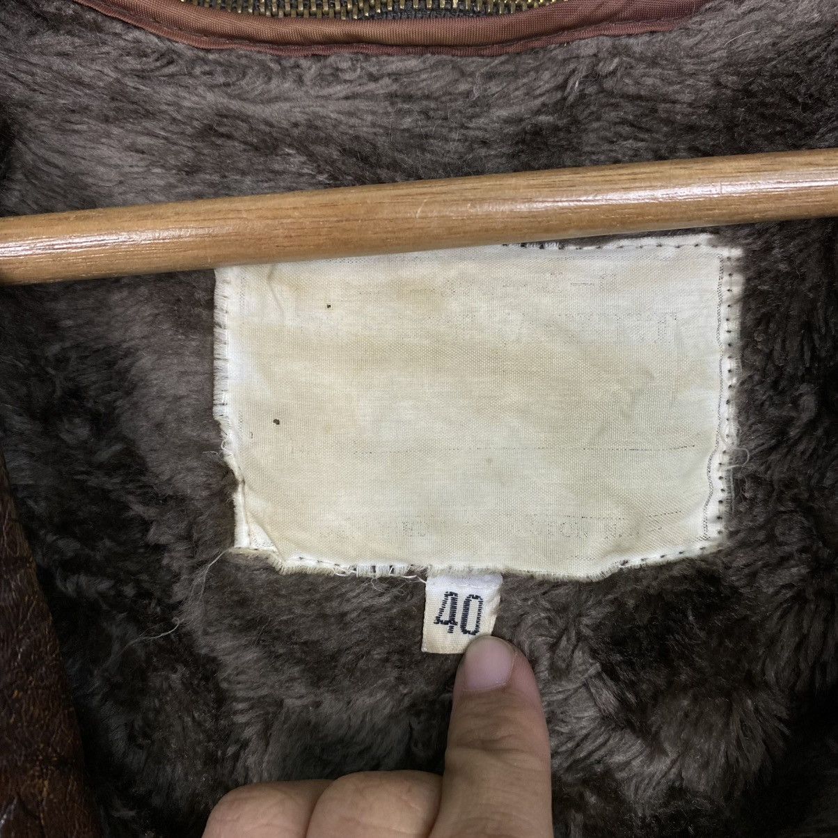 Vintage 🔥VINTAGE FLY LEATHER JACKET BLANKET AERO LEATHER Size US M / EU 48-50 / 2 - 20 Thumbnail