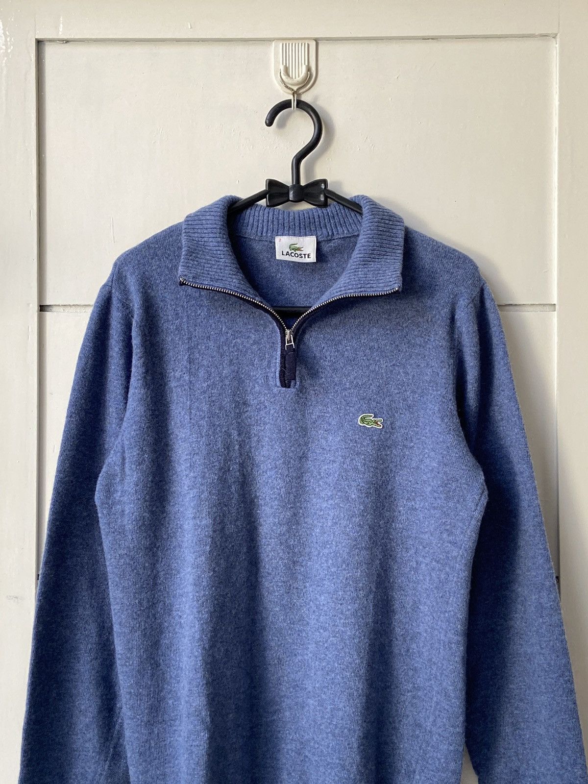 Lacoste LACOSTE Blue Knit Sweaters Size US XS / EU 42 / 0 - 2 Thumbnail